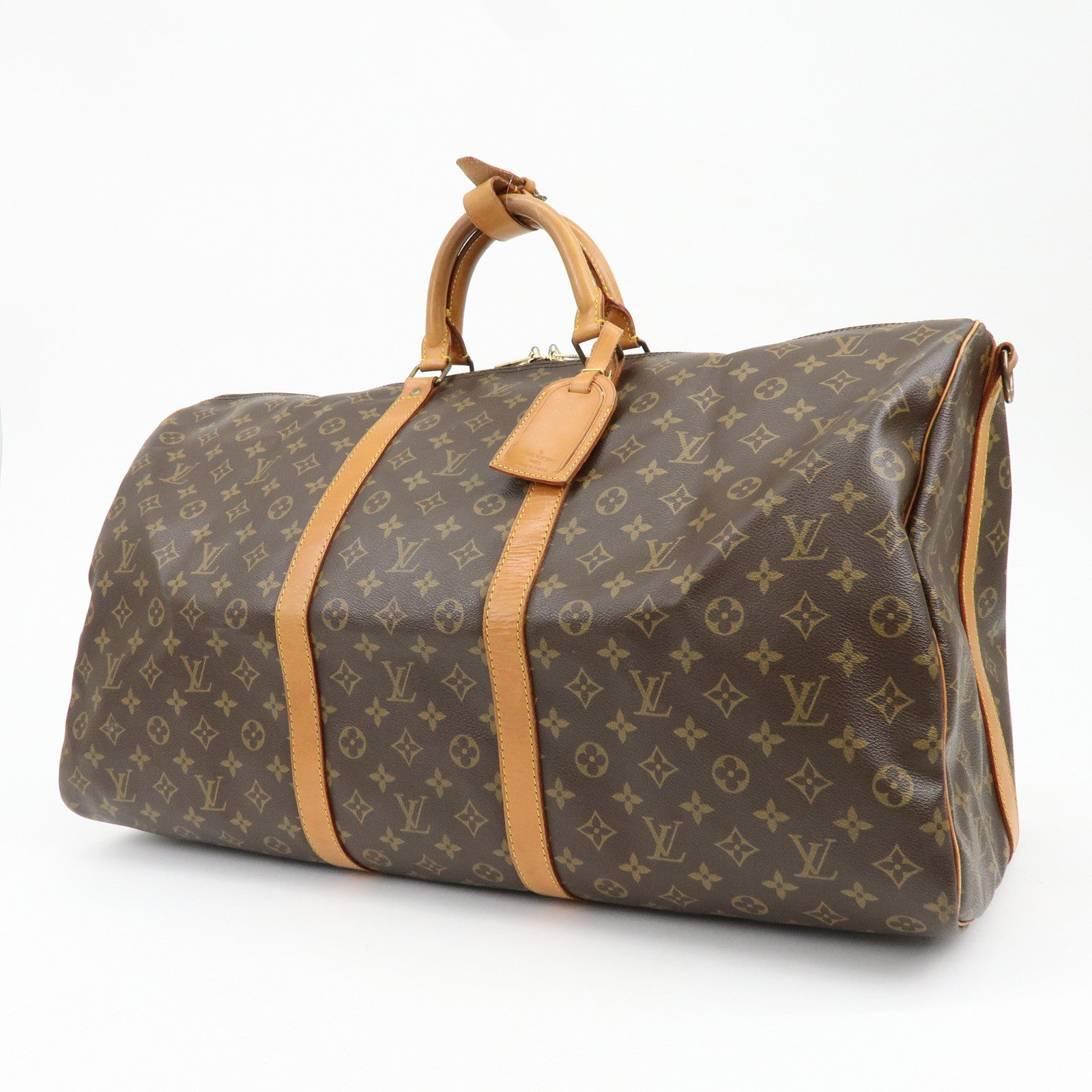 Louis Vuitton Monogram Keep All Bandouliere 60 Boston Bag M41412