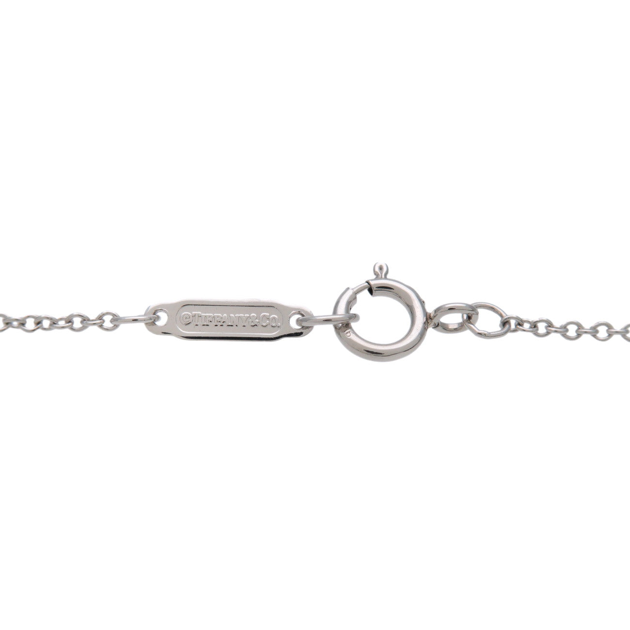 Tiffany & Co Sentimental Heart Diamond Necklace PT950 Platinum