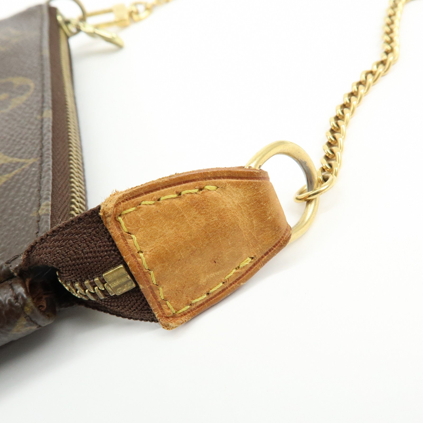 Louis Vuitton Monogram Mini Pochette Accessoires Hand Bag M58009