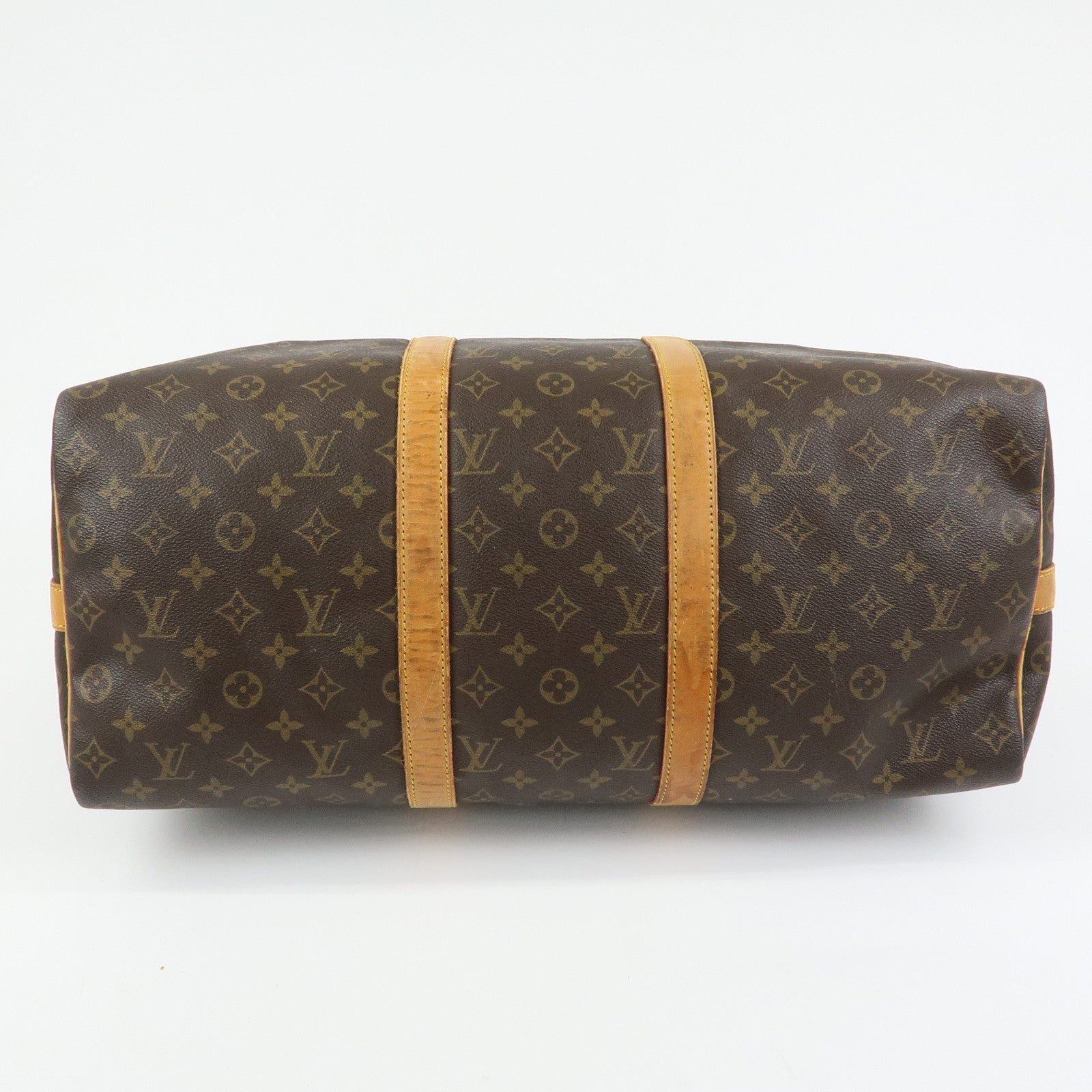 Louis Vuitton Monogram Keep All Bandouliere 50 Boston Bag M41416
