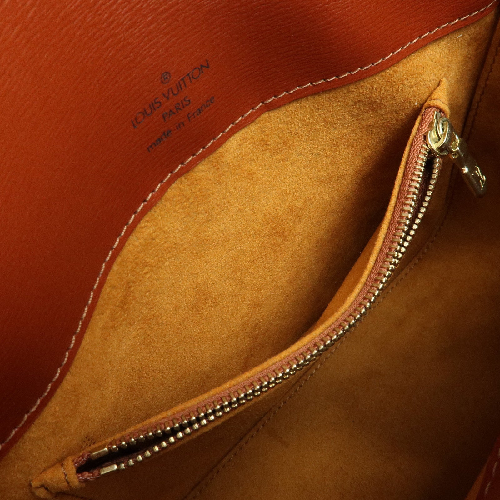 Louis Vuitton Epi Leather Buci Shoulder Bag Kenya Brown M52203