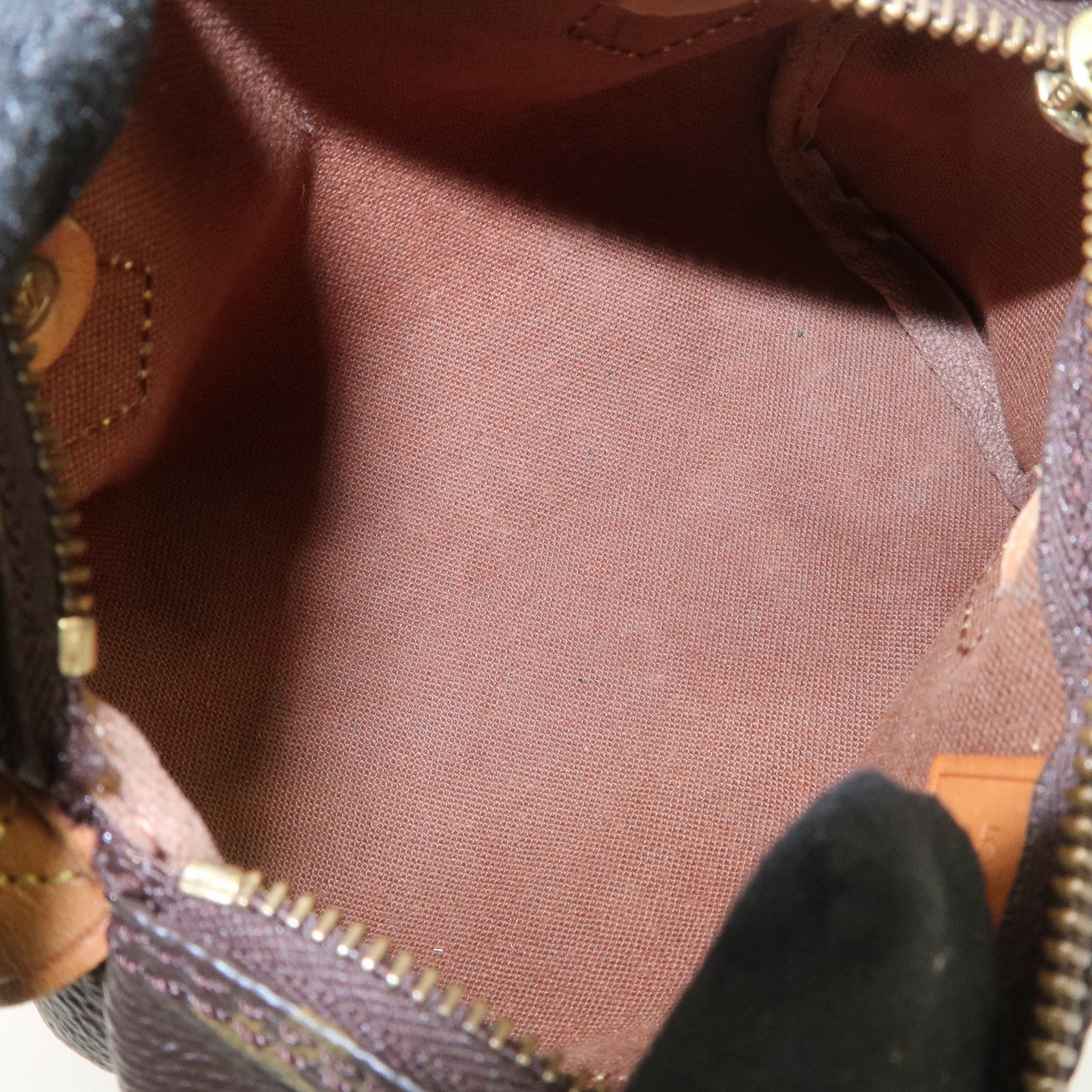 Louis Vuitton Monogram Canvas Mini Speedy Hand Bag Brown M41534