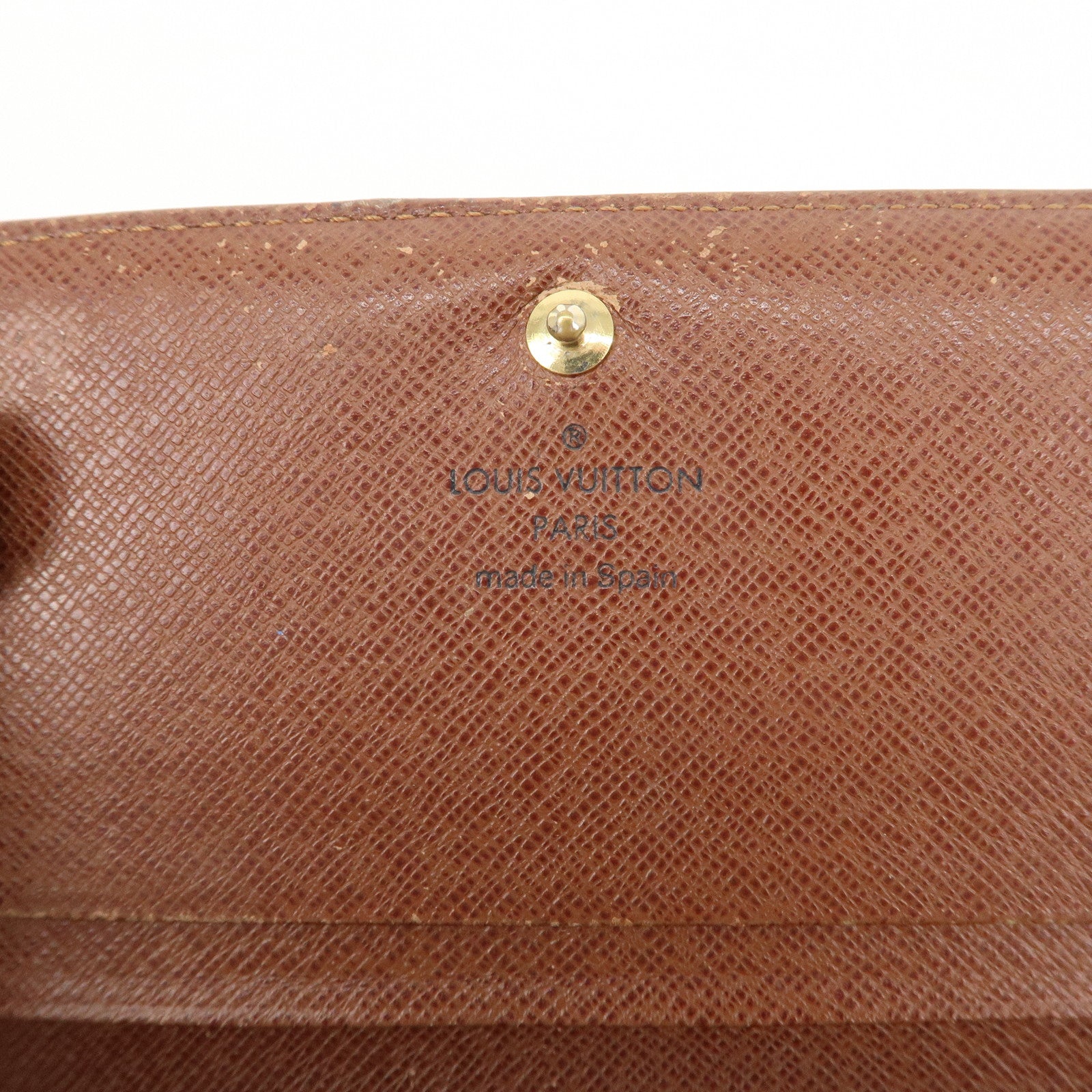 Louis Vuitton Set of 2 Monogram Wallet M61652 M61730 Used