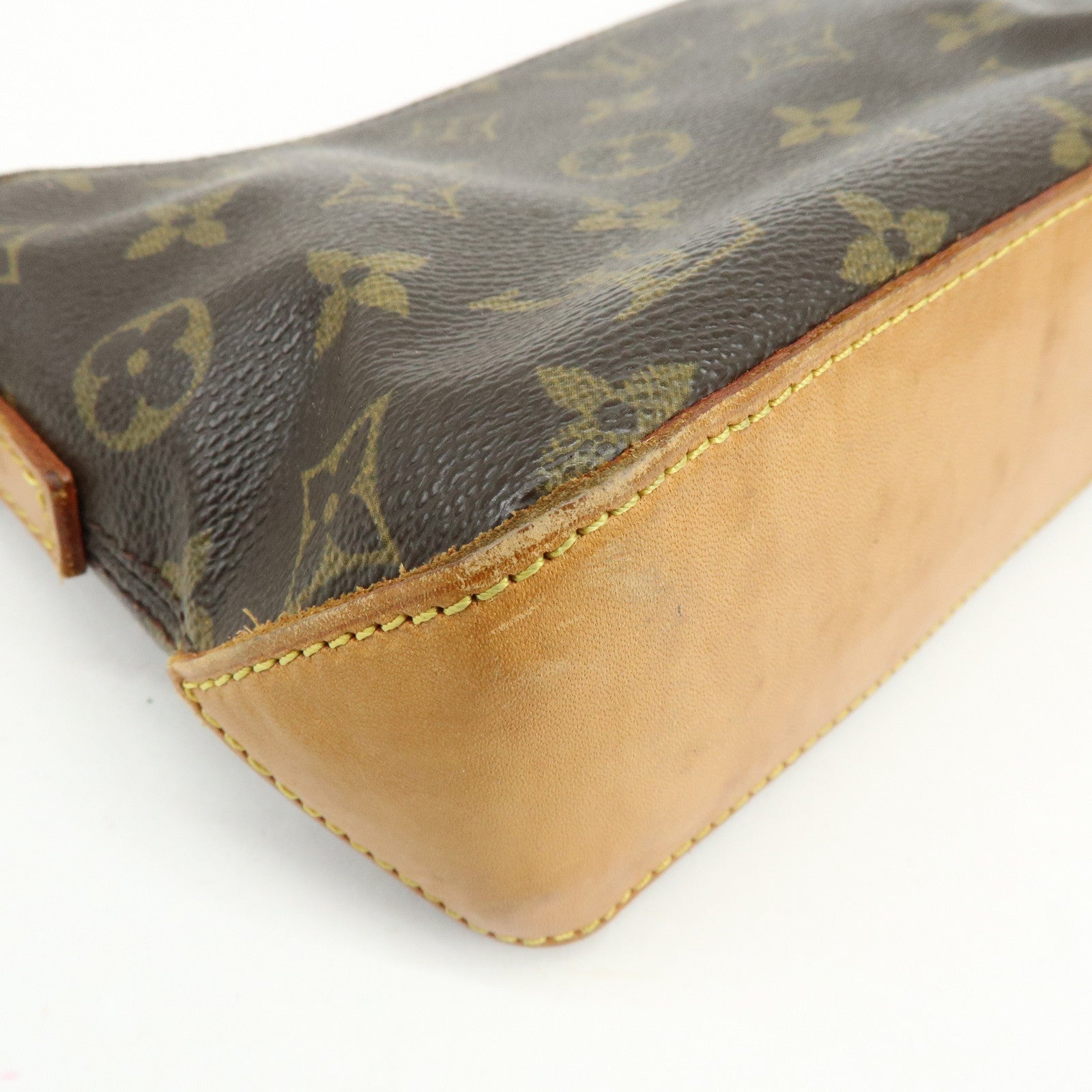 Louis Vuitton Monogram Trotteur Canvas Shoulder Bag Brown M51240
