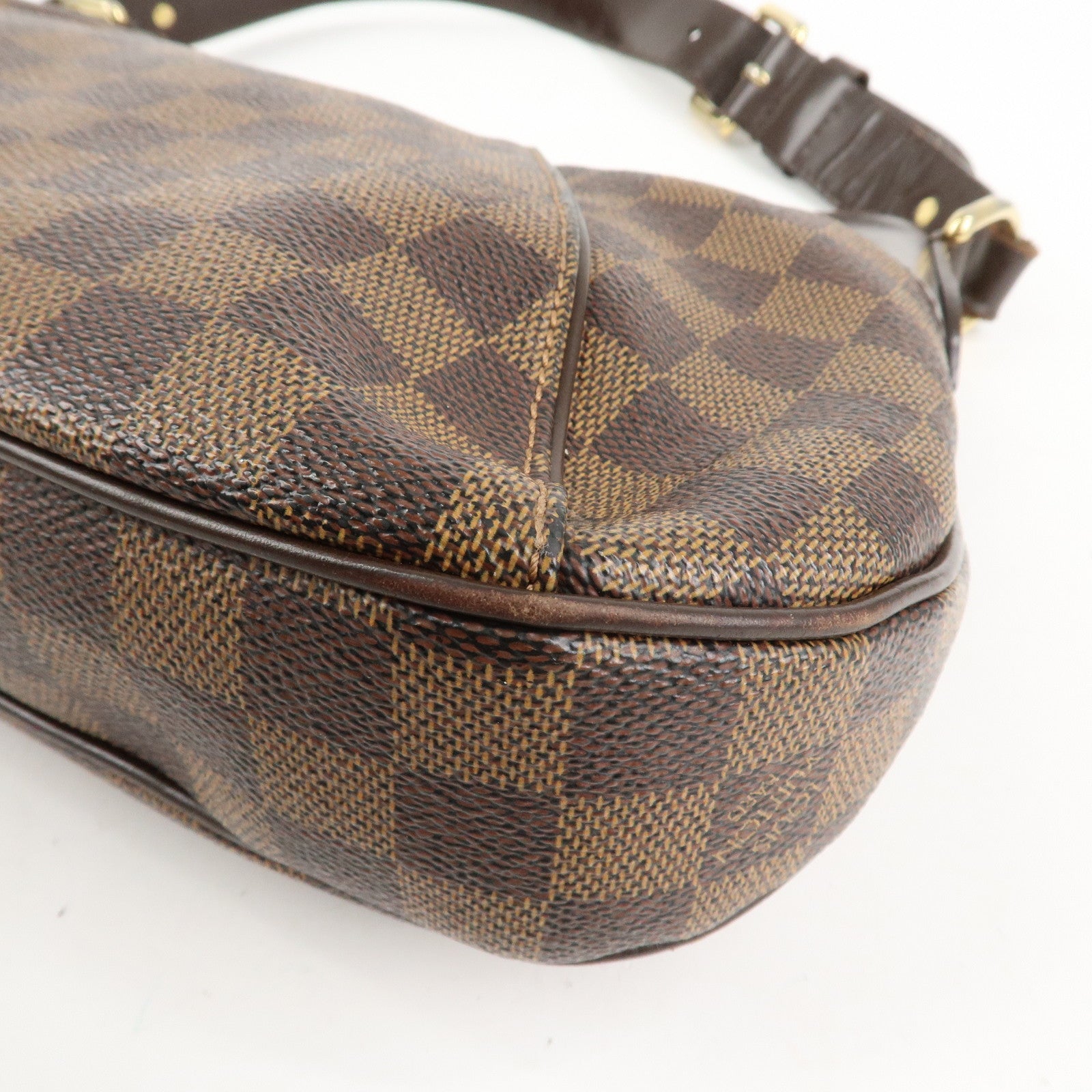 Louis Vuitton Damier Ebene Canvas Thames PM Hand Bag M48180 Used