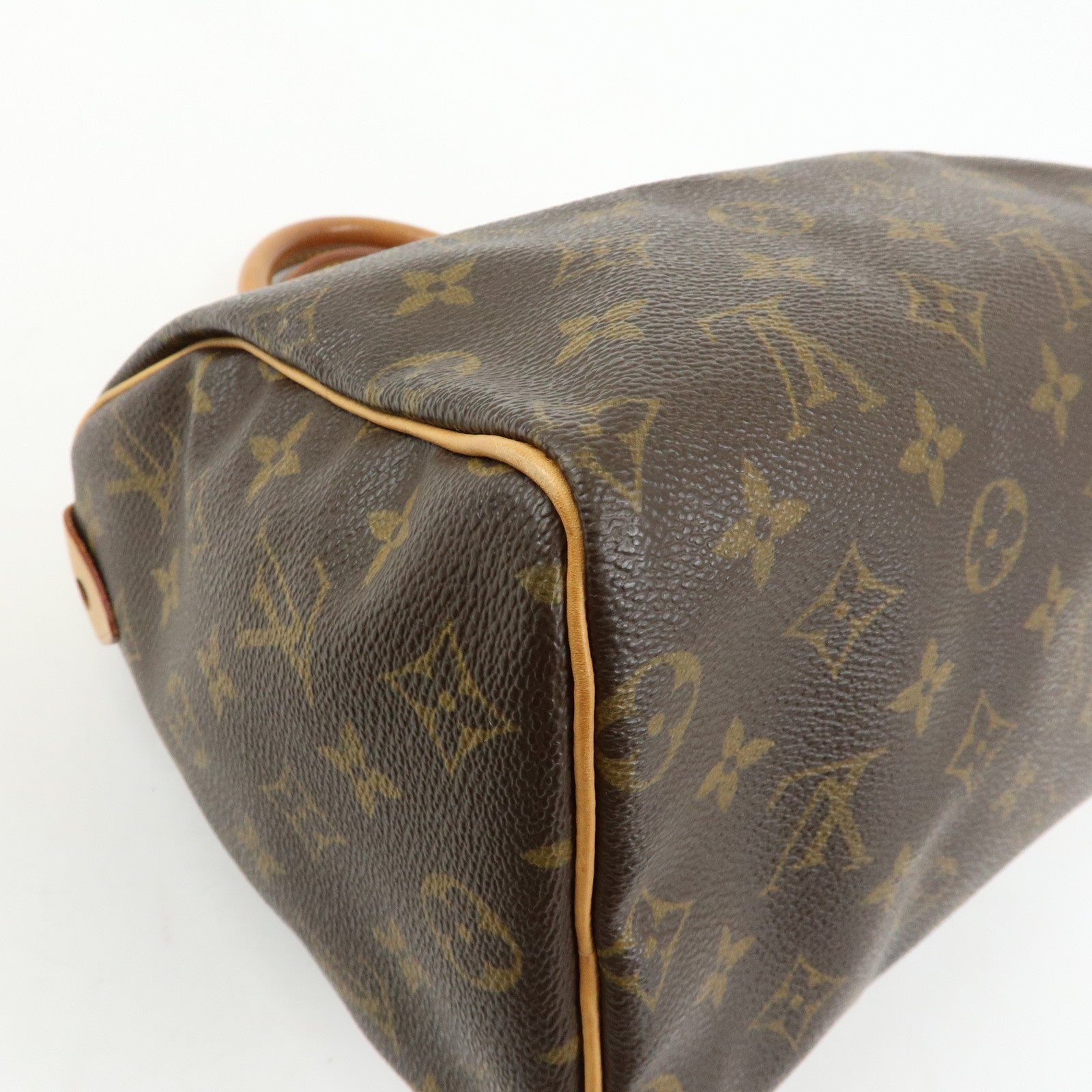 Louis Vuitton Monogram Speedy 25 Boston Bag Hand Bag Brown M41528
