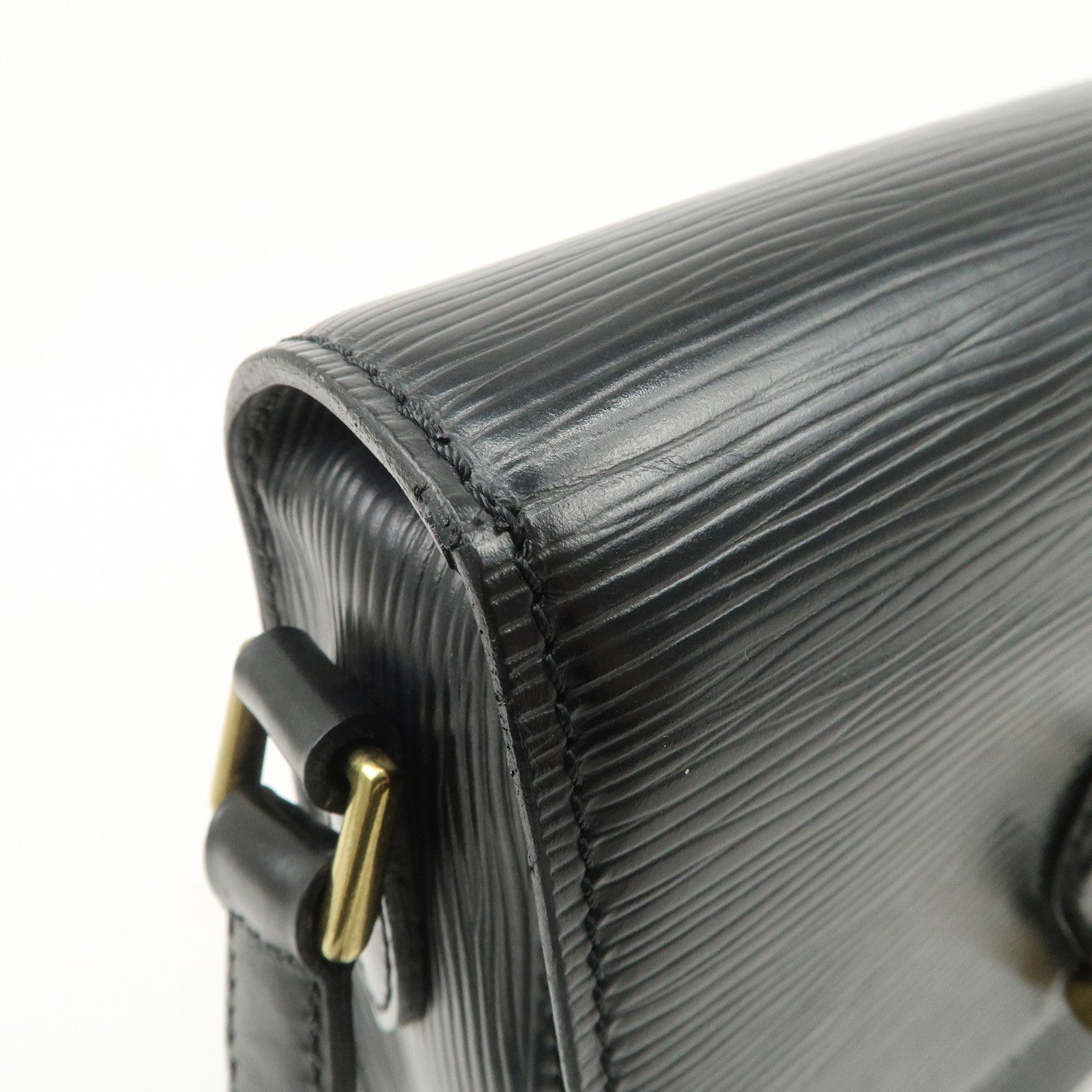 Louis Vuitton Epi Mini Saint Cloud Shoulder Bag Black M52212