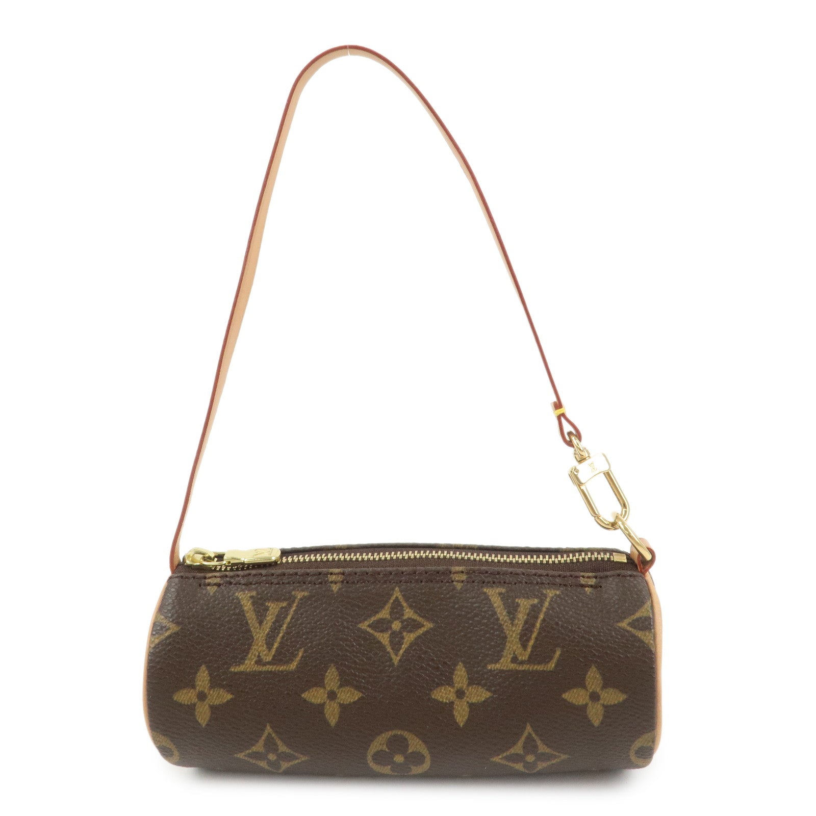 Louis Vuitton Monogram Mini Pouch for Papillon Bag Brown