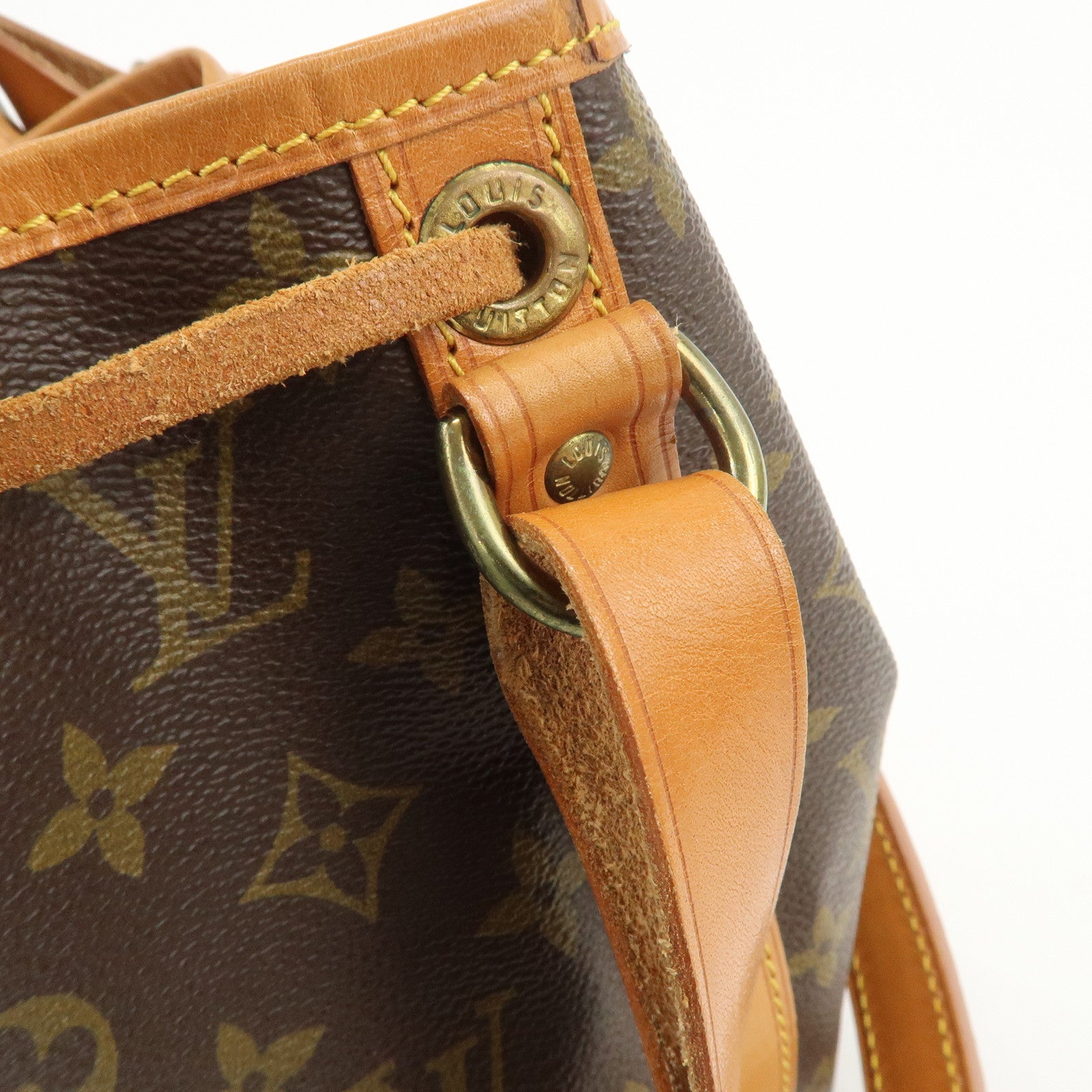 Louis Vuitton Monogram Petit Noe Shoulder Bag Brown M42226