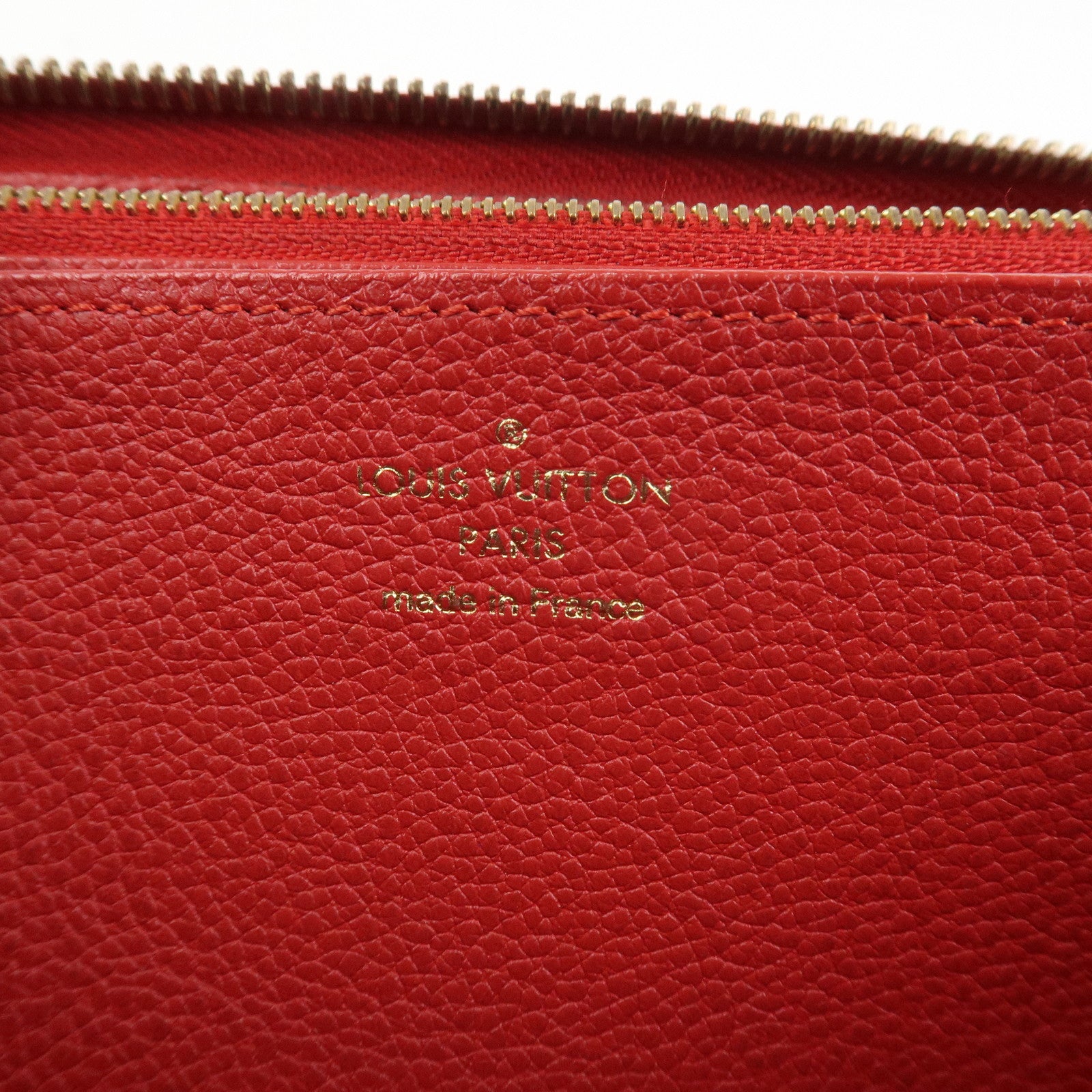 Louis Vuitton Monogram Empreinte Leather Round Zippy Wallet M68571