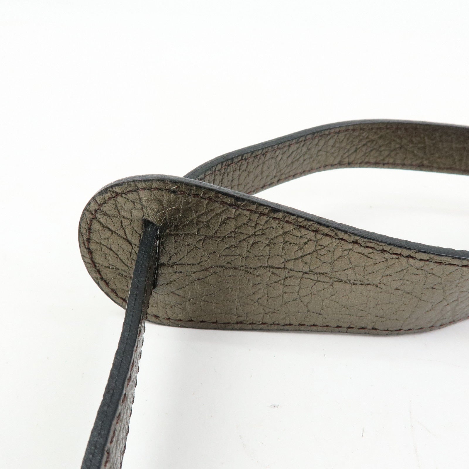 BURBERRY Nylon Leather Shoulder Bag Crossbody Bag Khaki