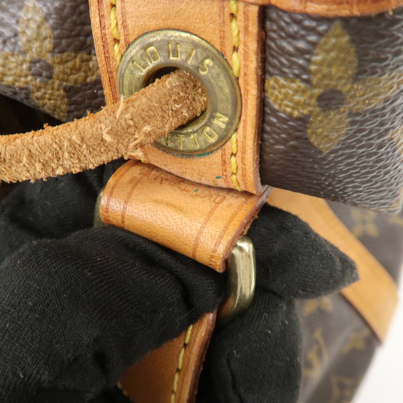 Louis Vuitton Monogram Petit Noe Shoulder Bag Brown M42226