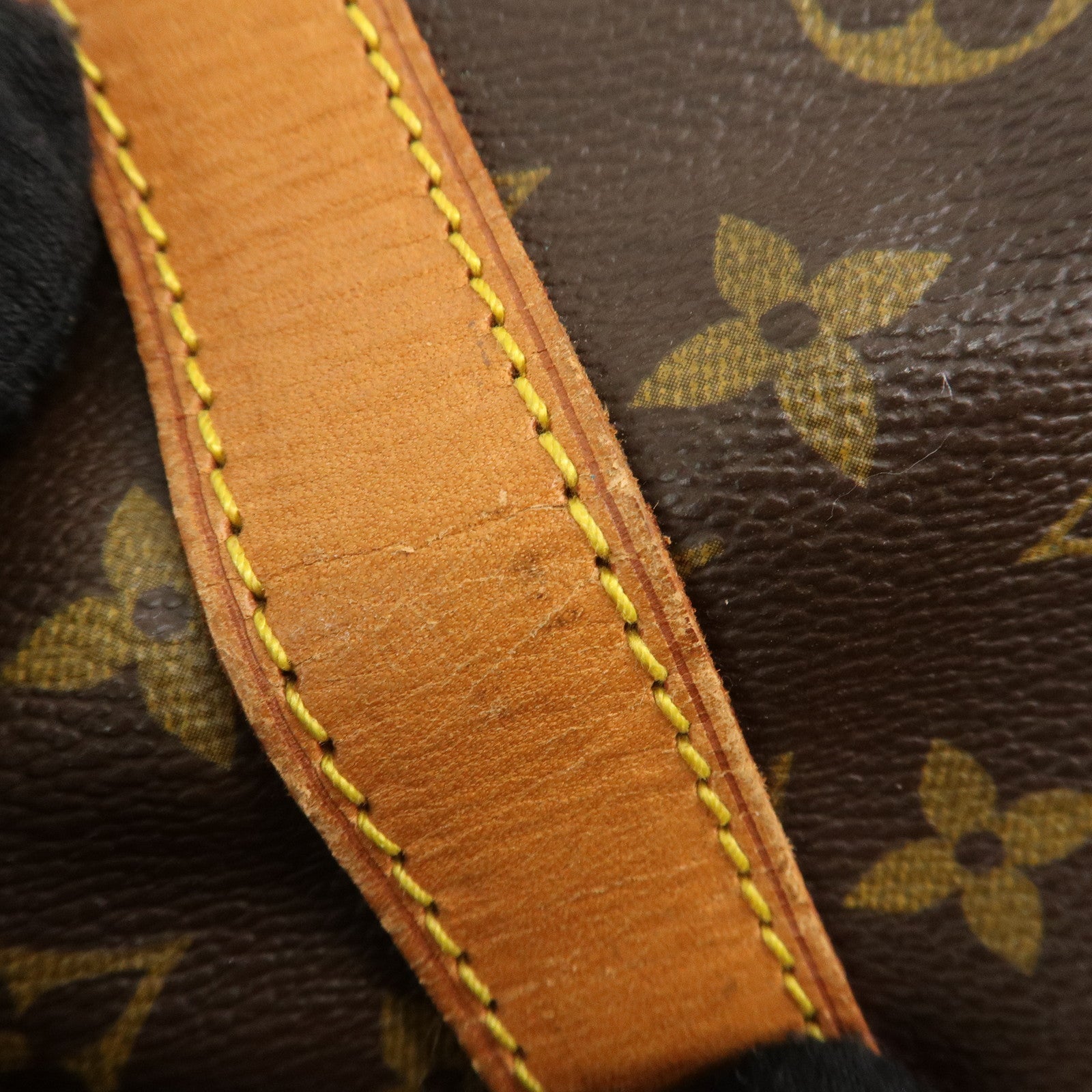 Louis Vuitton Monogram Keep All Bandouliere 60 Bag Brown M41412 Used