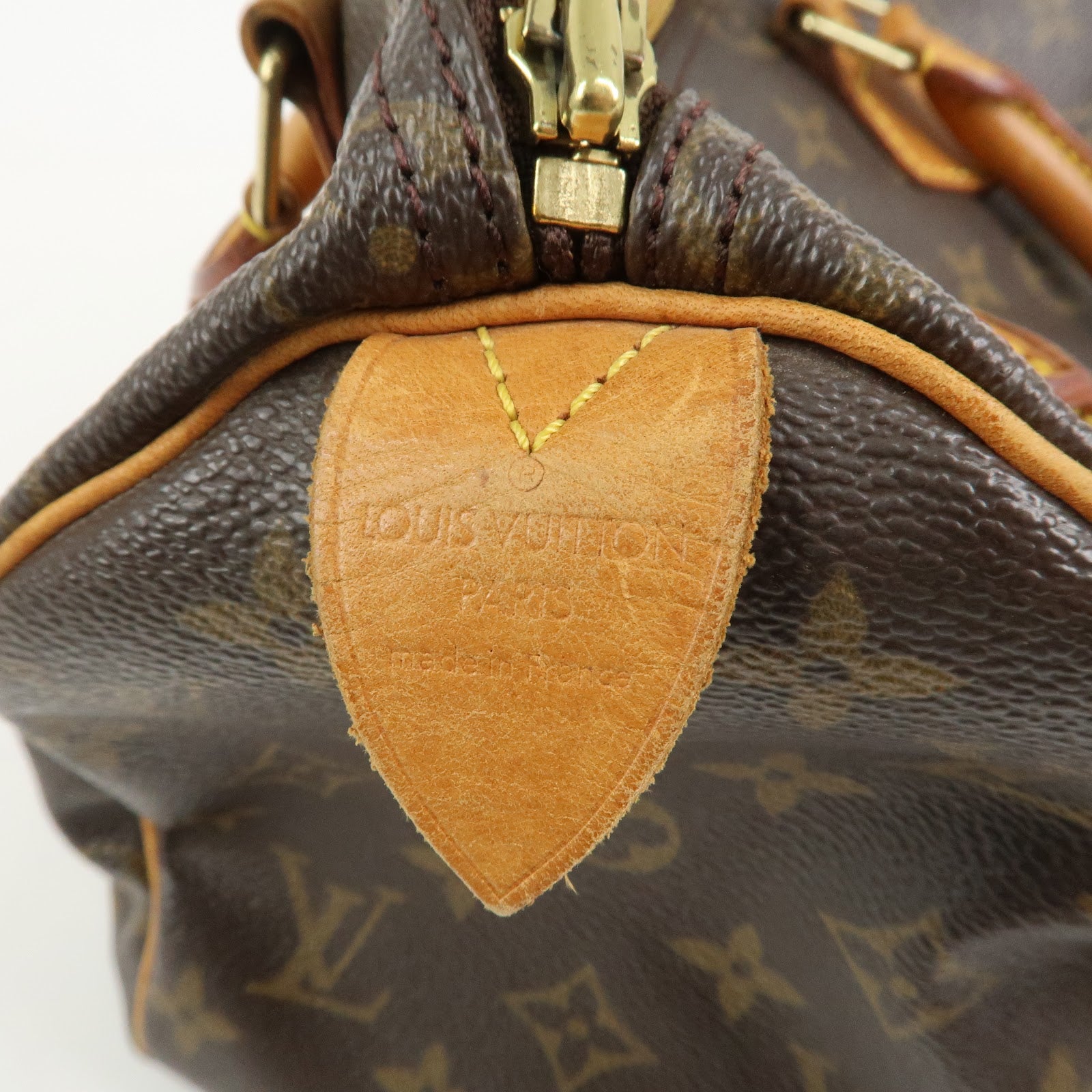 Louis Vuitton Monogram Speedy 25 Boston Bag Hand Bag Brown M41528