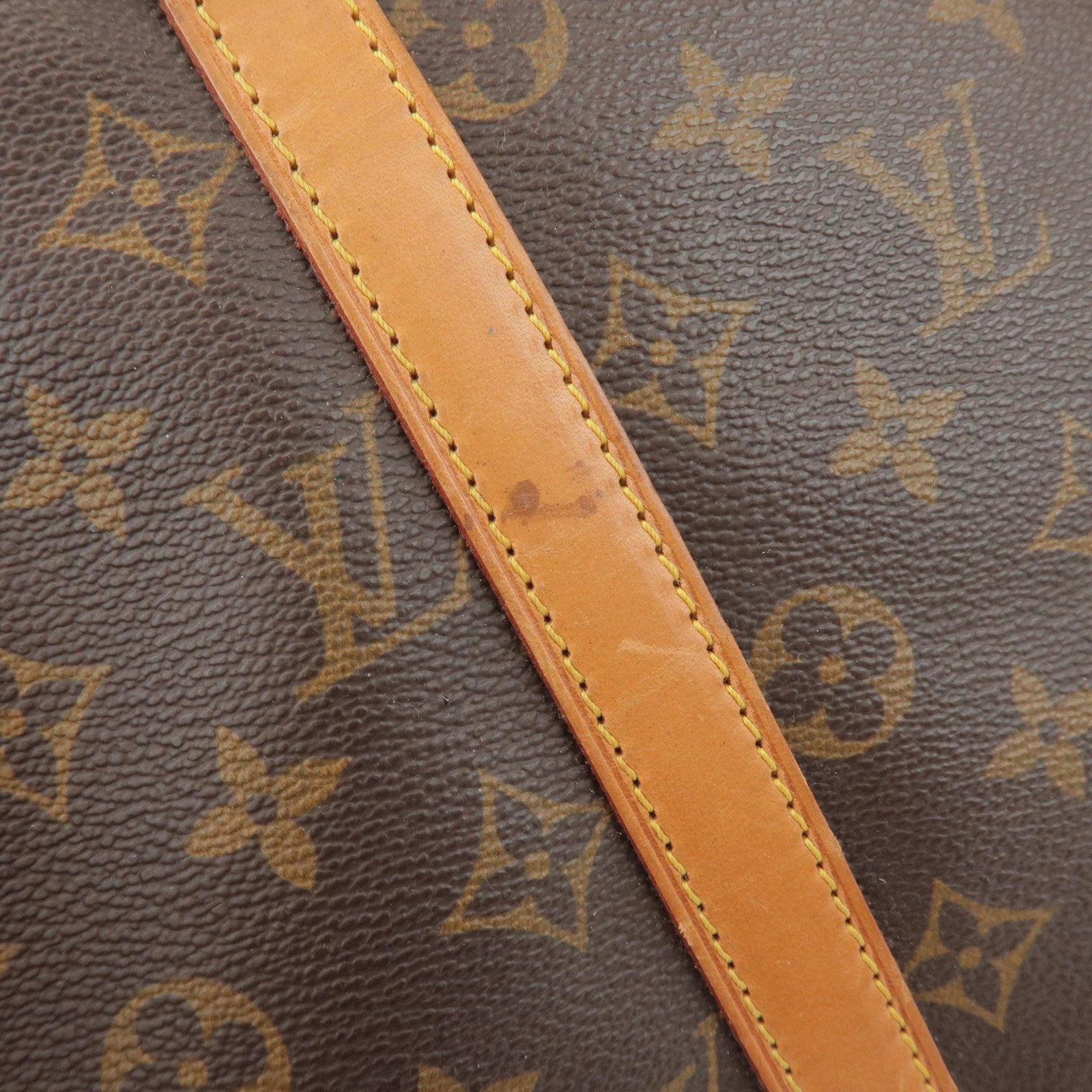 Louis Vuitton Monogram Porte Documents Voyage Bag Brown M53361