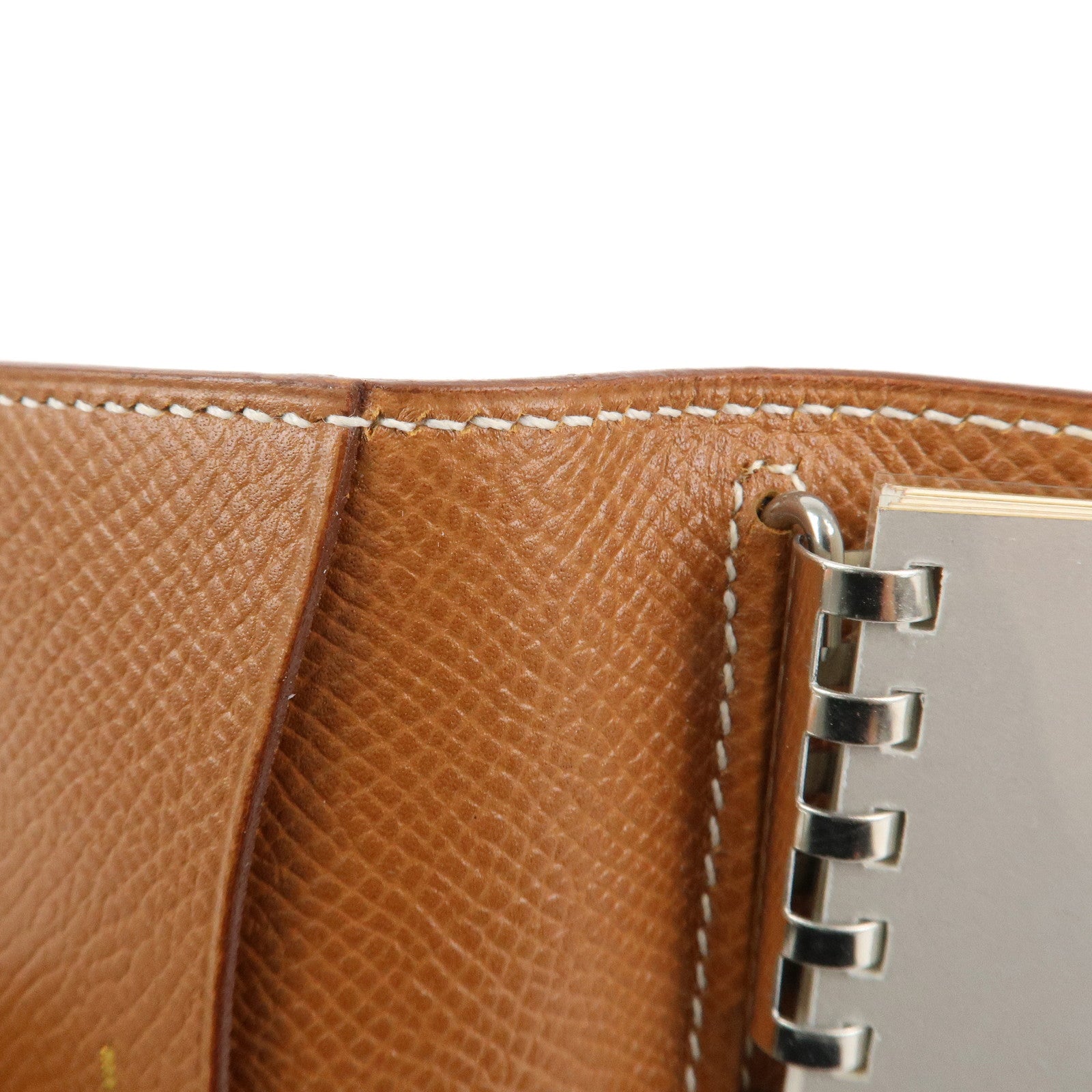 HERMES Agenda PM Epsom Leather Planner Cover Beige Used