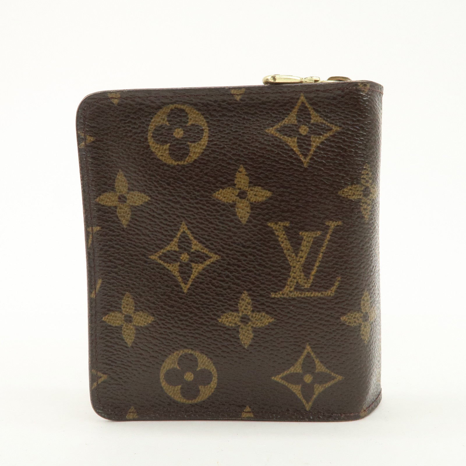 Louis Vuitton Louis Monogram Compact Small Zippy Wallet M61667 Used