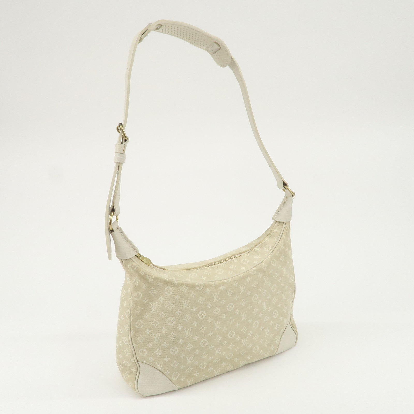 Louis Vuitton Monogram Mini Lin Boulogne Hand Bag Dune M95317