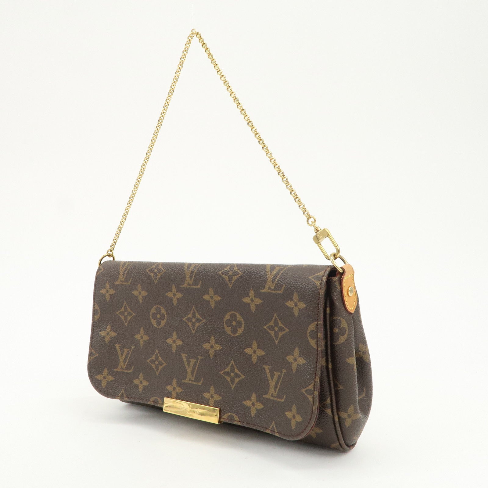 Louis Vuitton Monogram Favorite MM Shoulder Bag Brown M40718