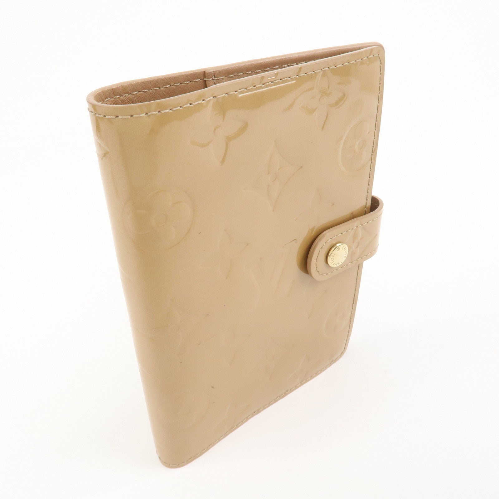 Louis Vuitton Monogram Vernis Agenda PM Planner Cover R21009