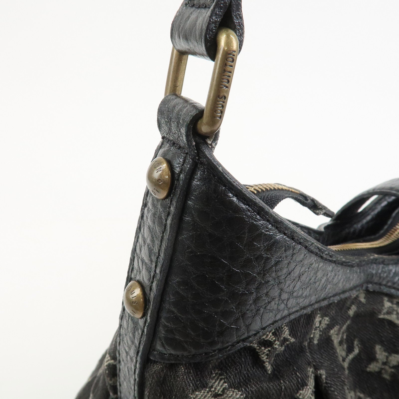 Louis Vuitton Monogram Denim Monogram denim Leather XS Style