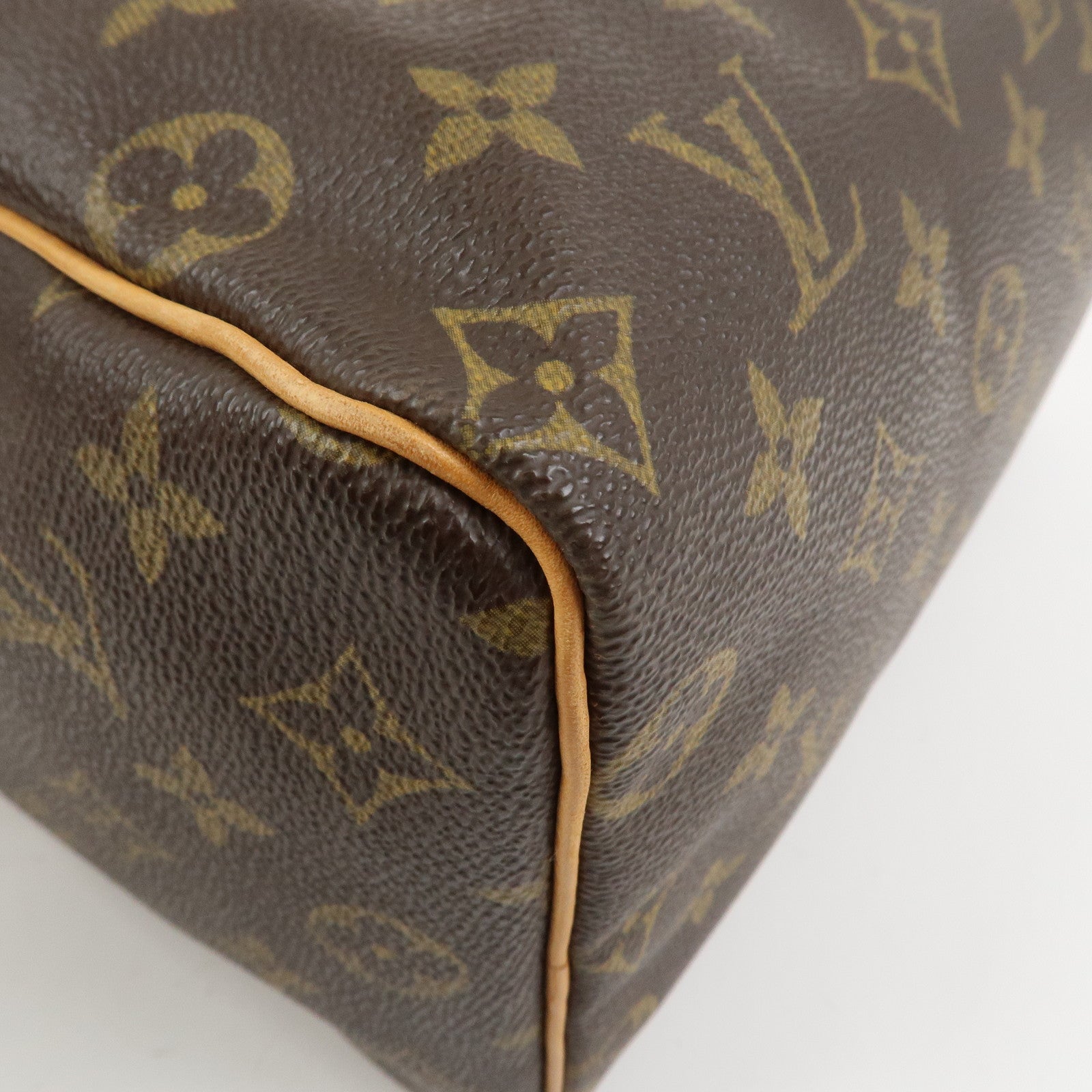 Louis Vuitton Monogram Speedy 25 Boston Bag Hand Bag Brown M41528