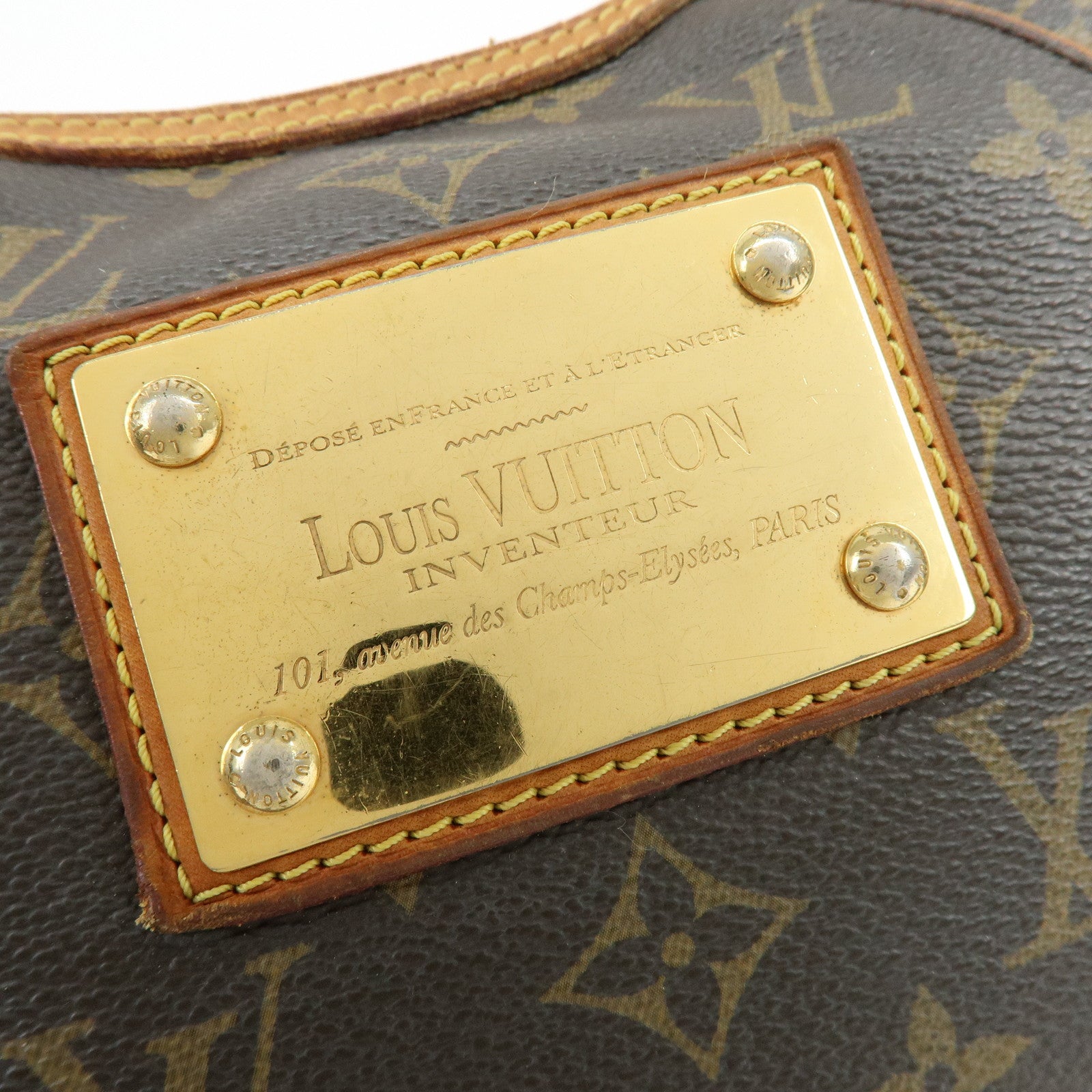 Louis Vuitton Monogram Thames PM Shoulder Bag Hand Bag Brown M56384