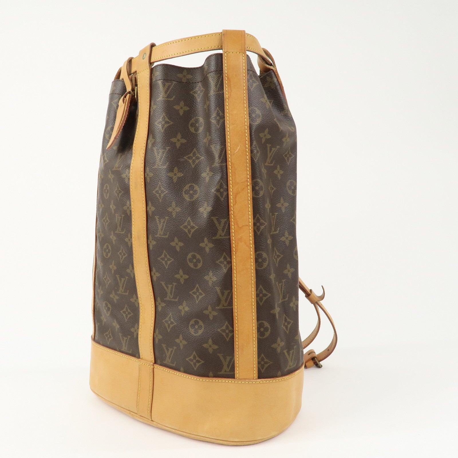 Louis Vuitton Monogram Randonnee GM Shoulder Bag Brown M42244