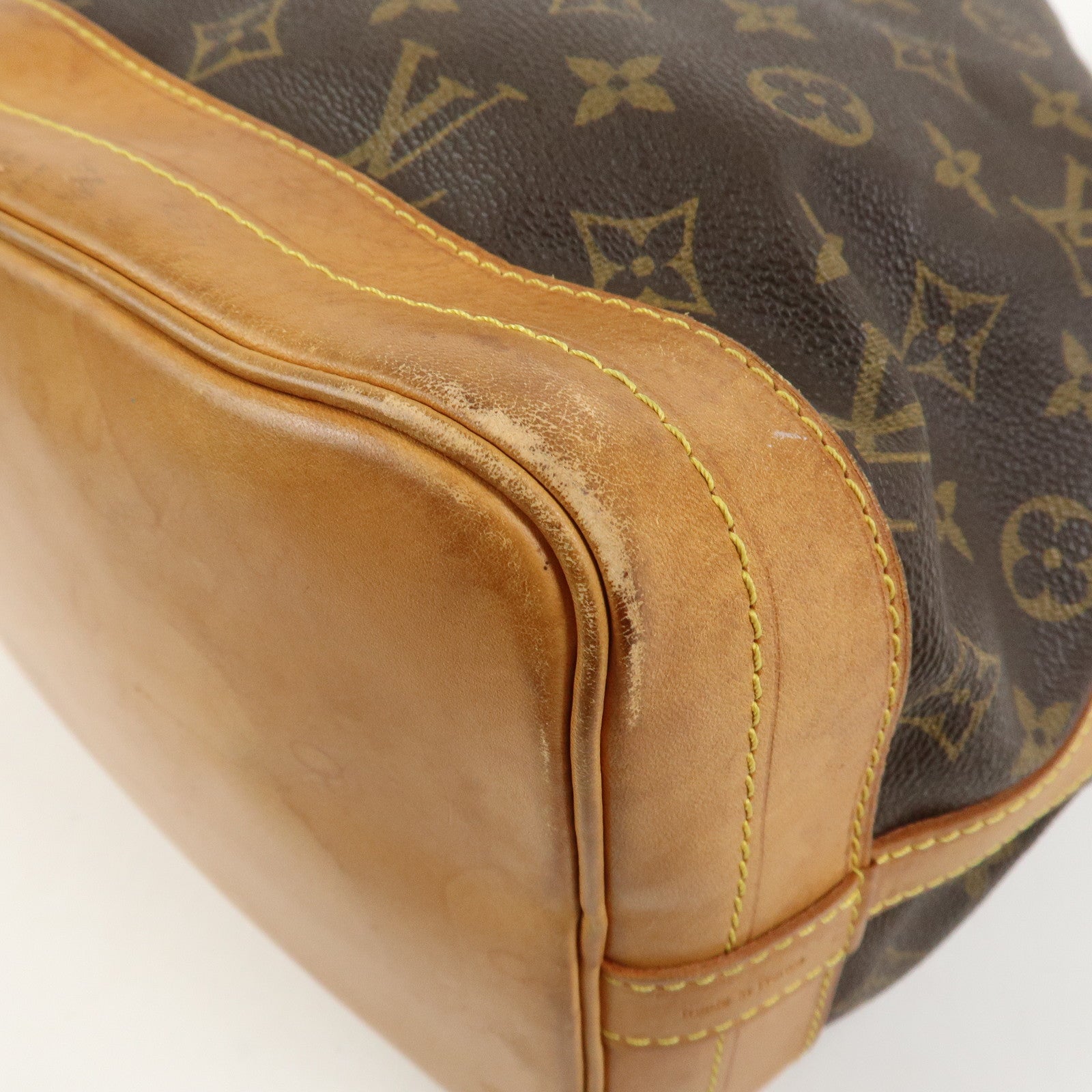 Louis Vuitton Monogram Noe Shoulder Bag Hand Bag Brown M42224