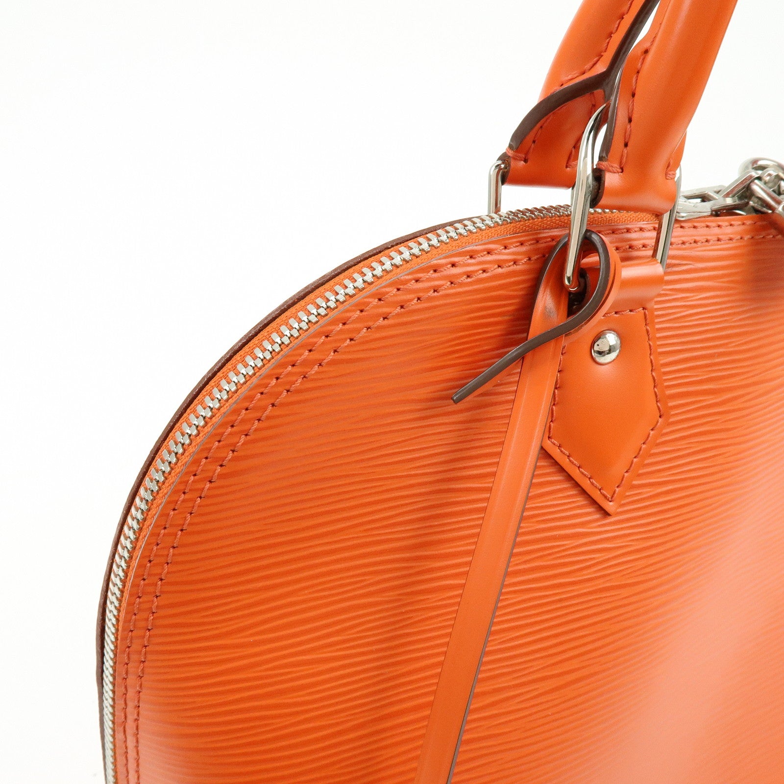 Louis Vuitton Epi Alma PM Hand Bag Pimont Orange M40623