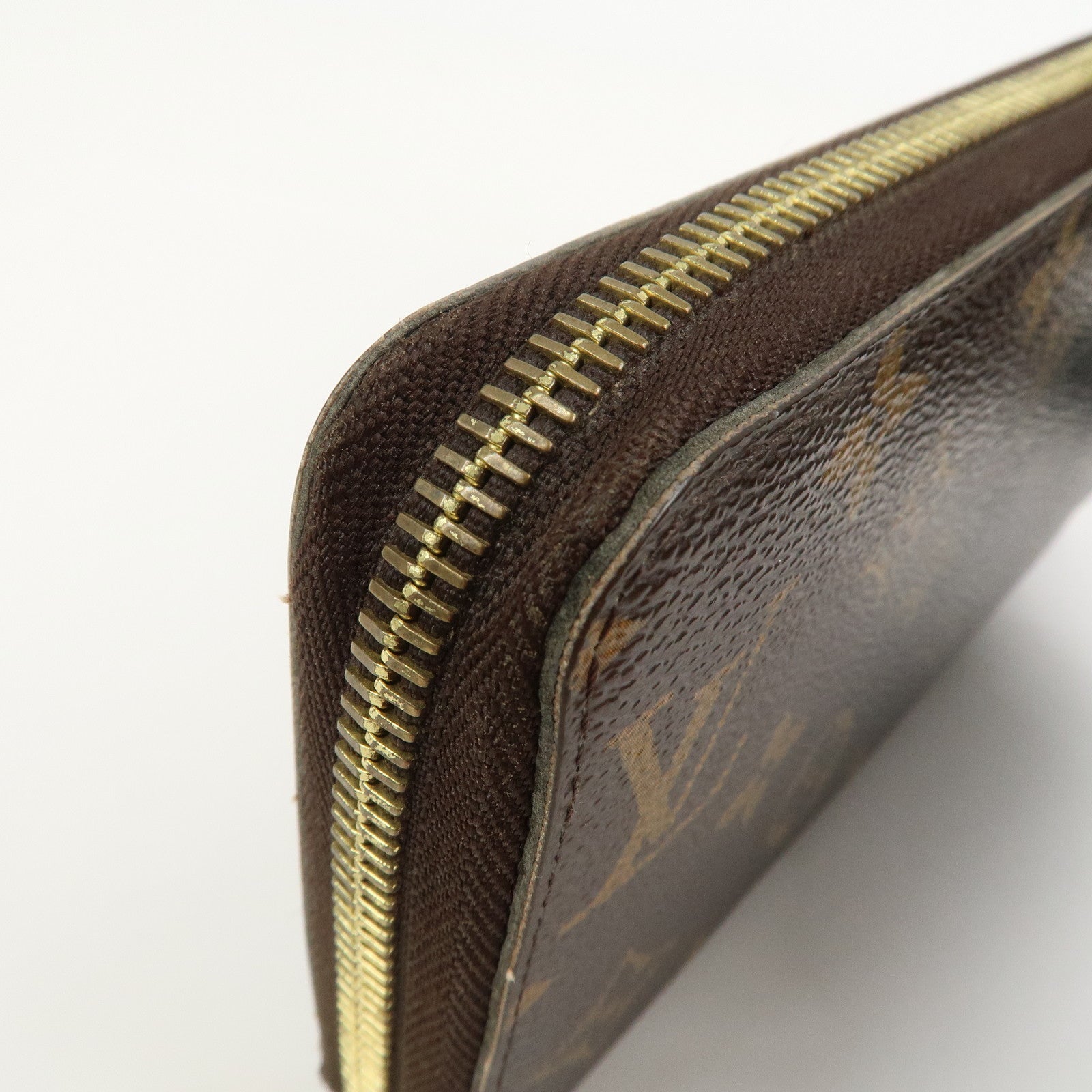 Louis Vuitton Monogram Canvas Zippy Long Wallet Brown M60017