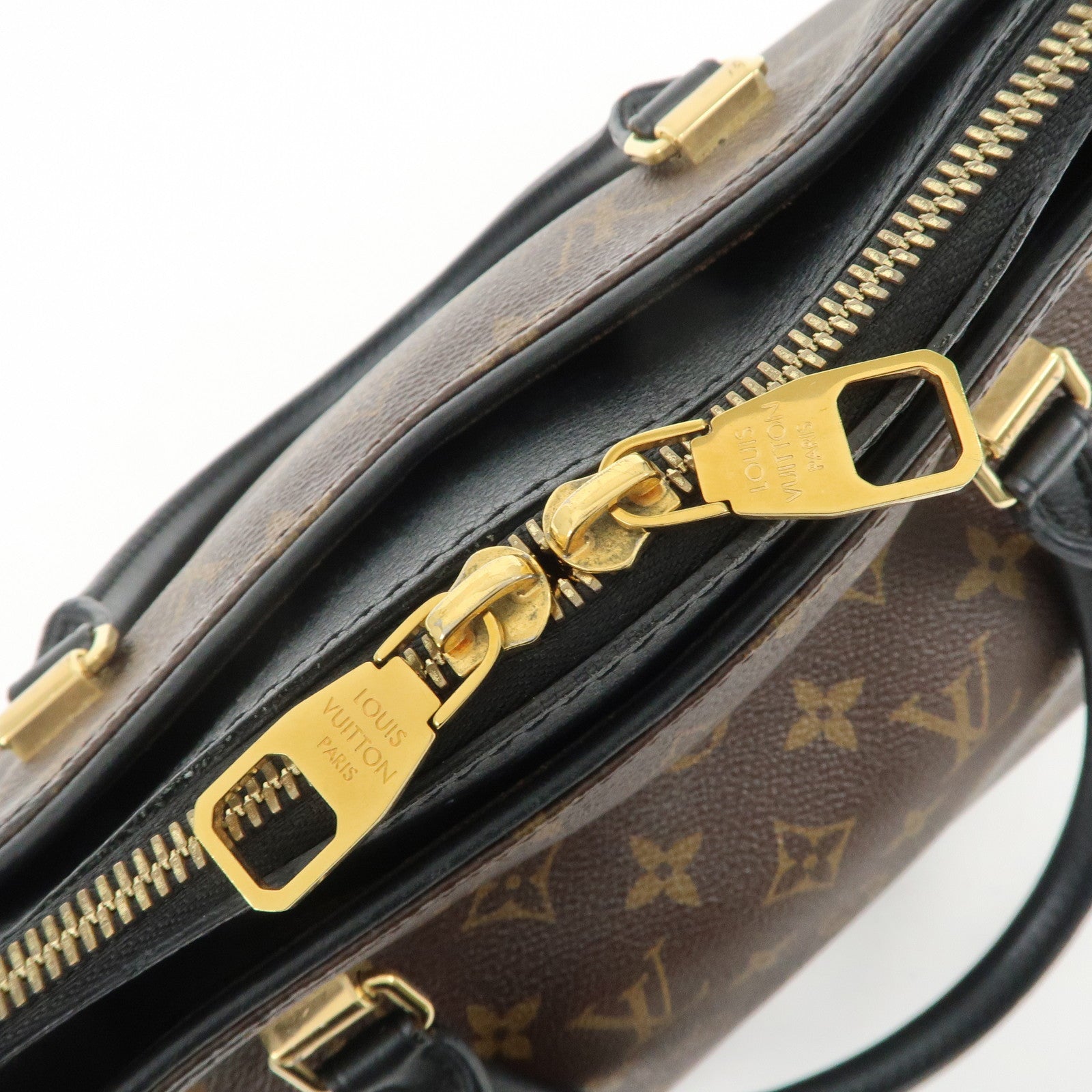 Louis Vuitton Monogram Pallas 2Way Bag Hand Bag Noir M42756