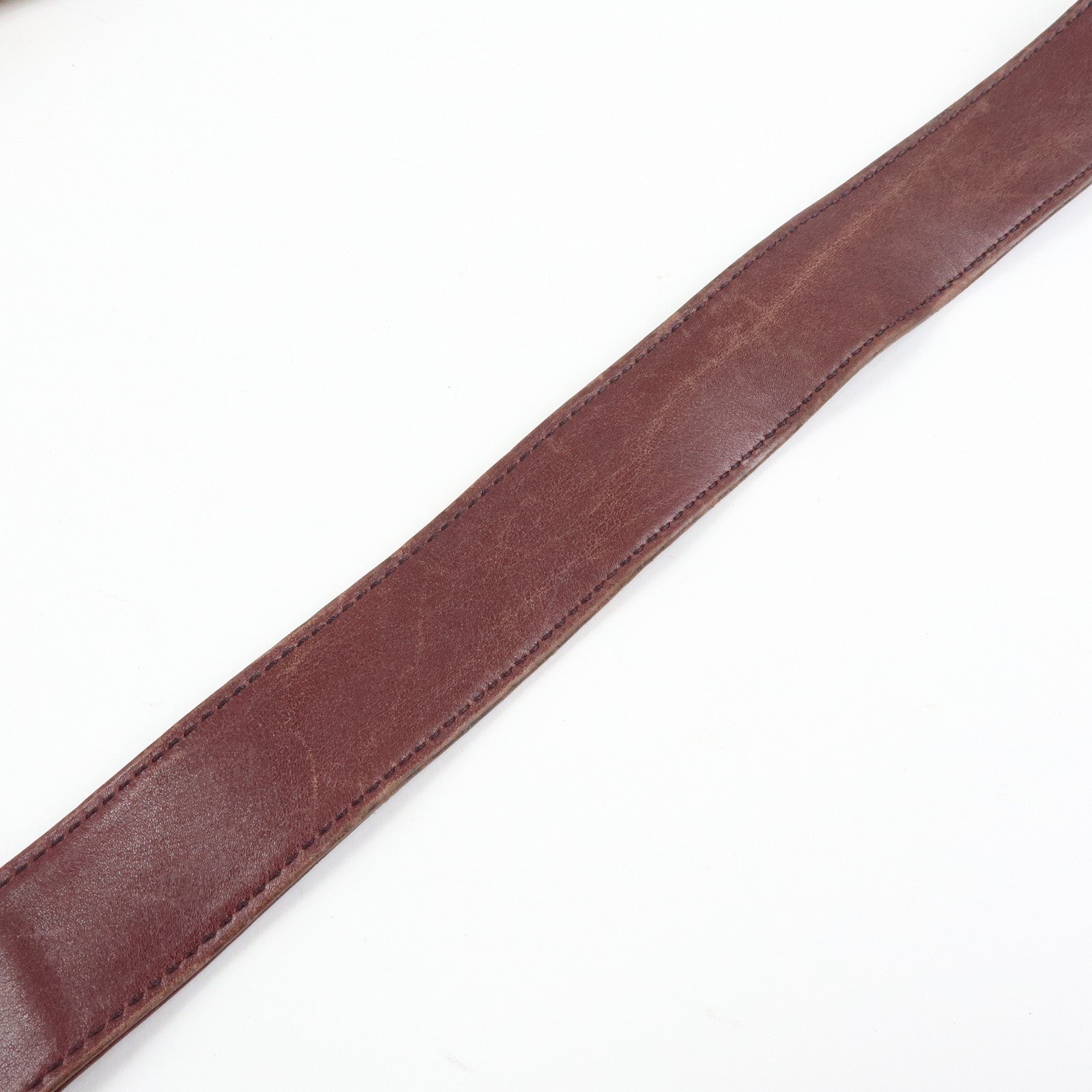 GUCCI Bamboo Leather 2Way Bag Hand Shoulder Bag Bordeaux 001・1577