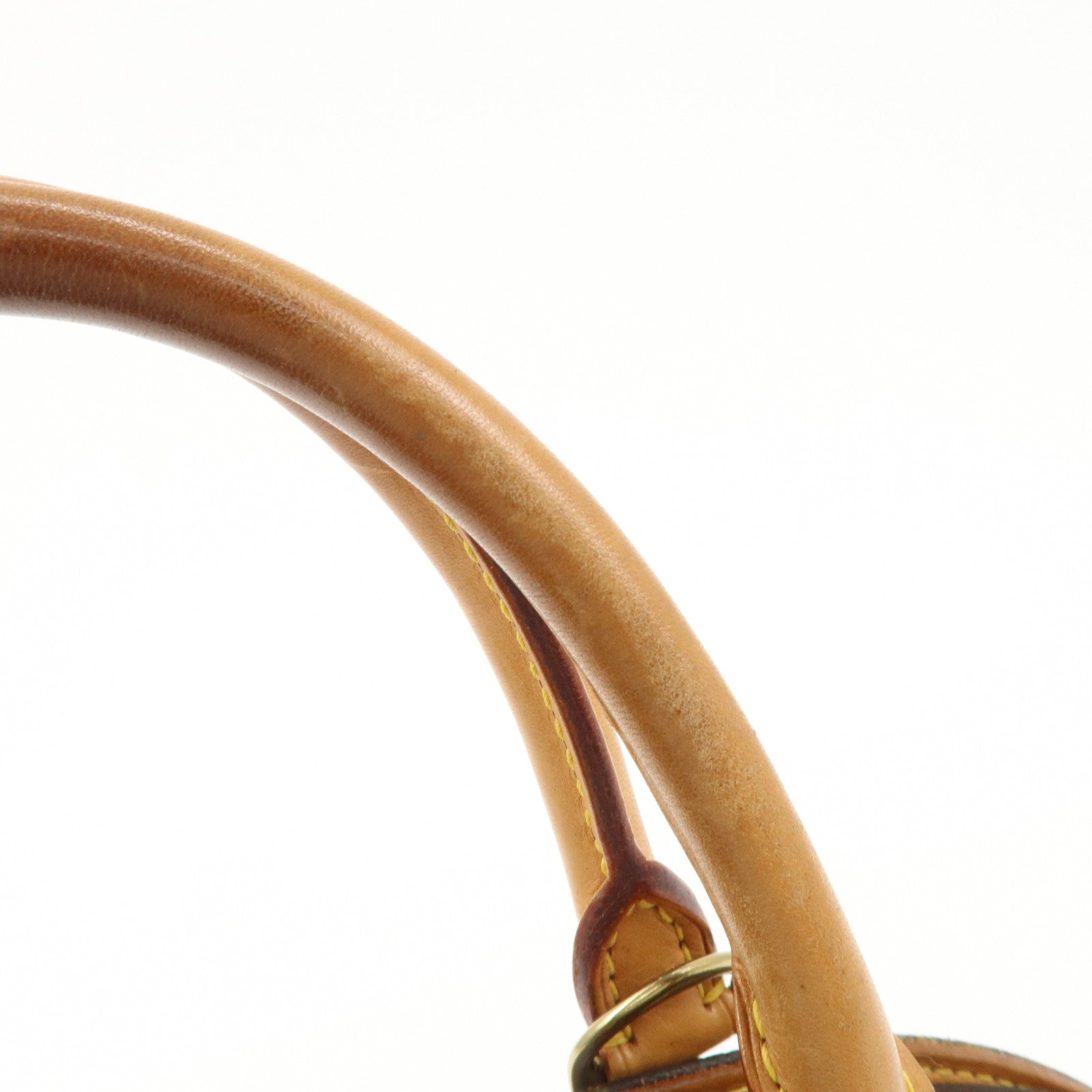 Louis Vuitton Monogram Ellipse PM Hand Bag Brown Gold Hardware M51127 Used