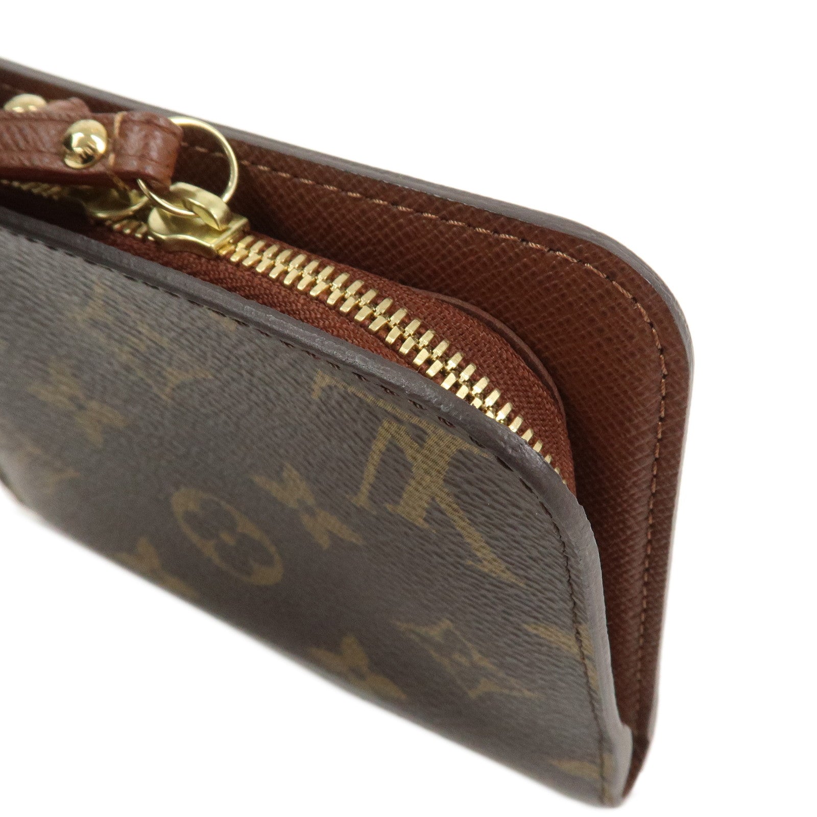 Louis Vuitton Monogram Portemonnaie Insolite Coin Case Brown M60192