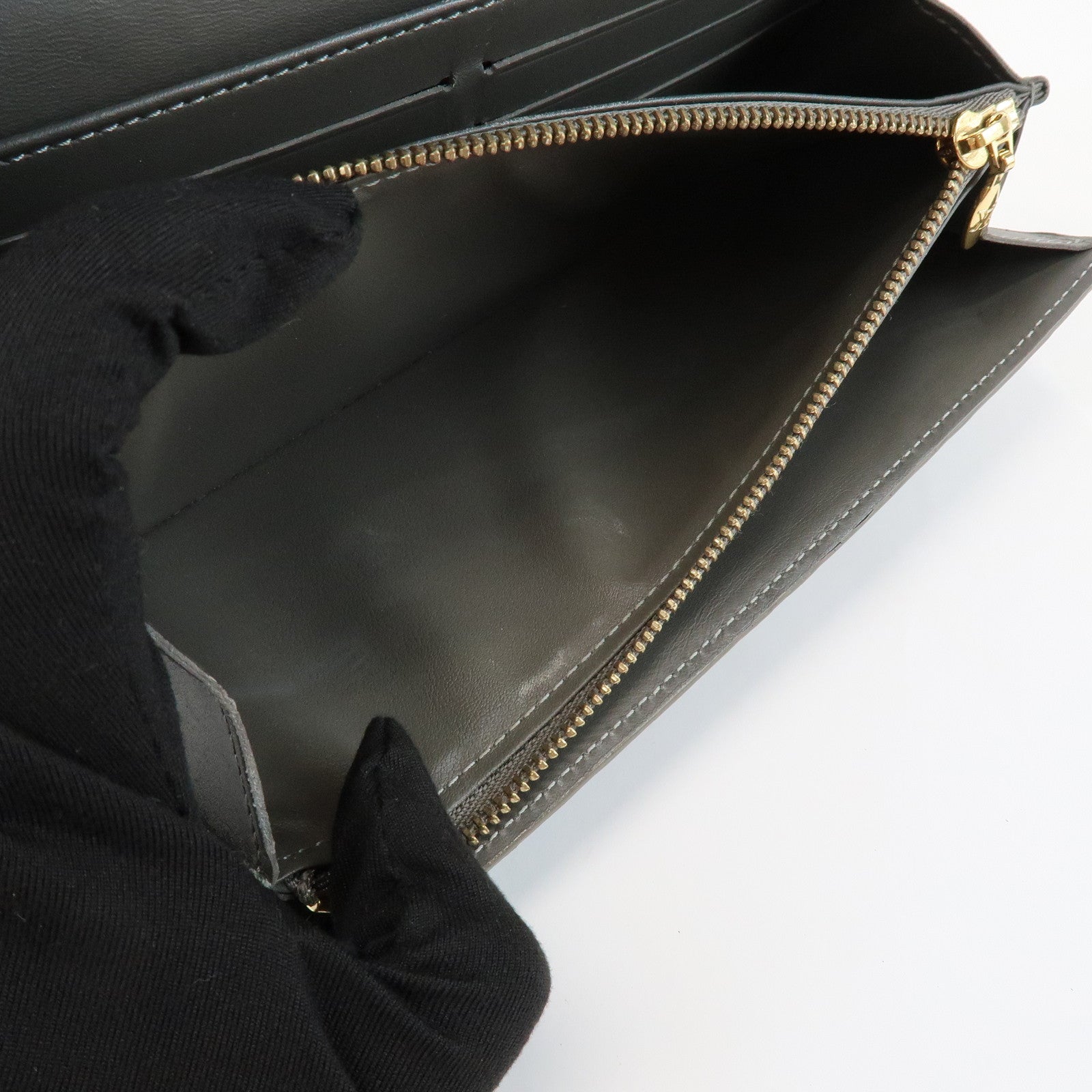 Louis Vuitton Monogram Vernis Leather Set of 2 Wallet M91532/M91536