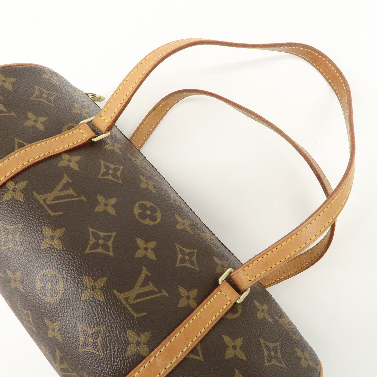 Louis Vuitton Monogram Papillon 30 Hand Bag New Style Brown M51385