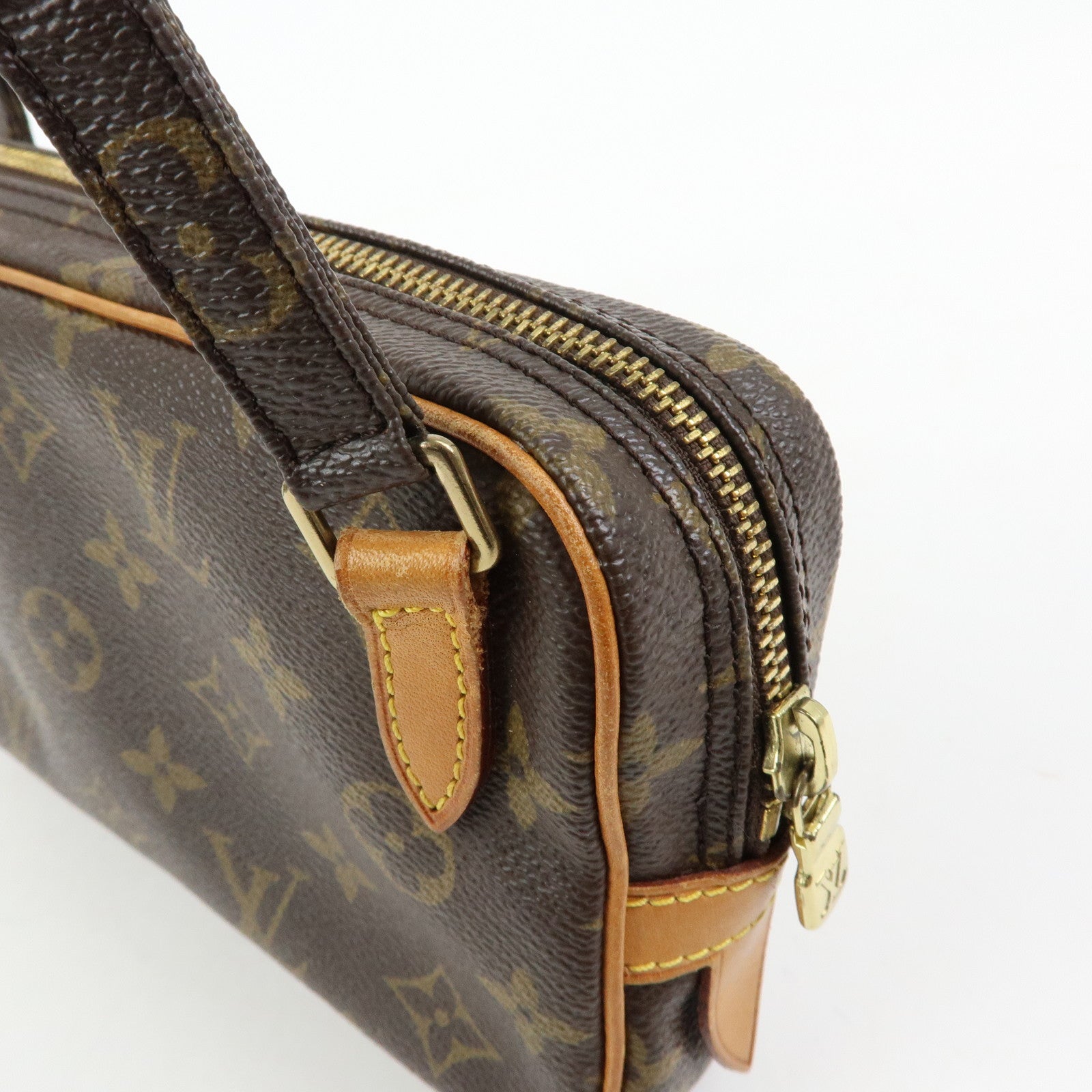 Louis Vuitton Monogram Pochette Marly Bandouliere Bag Brown M51828