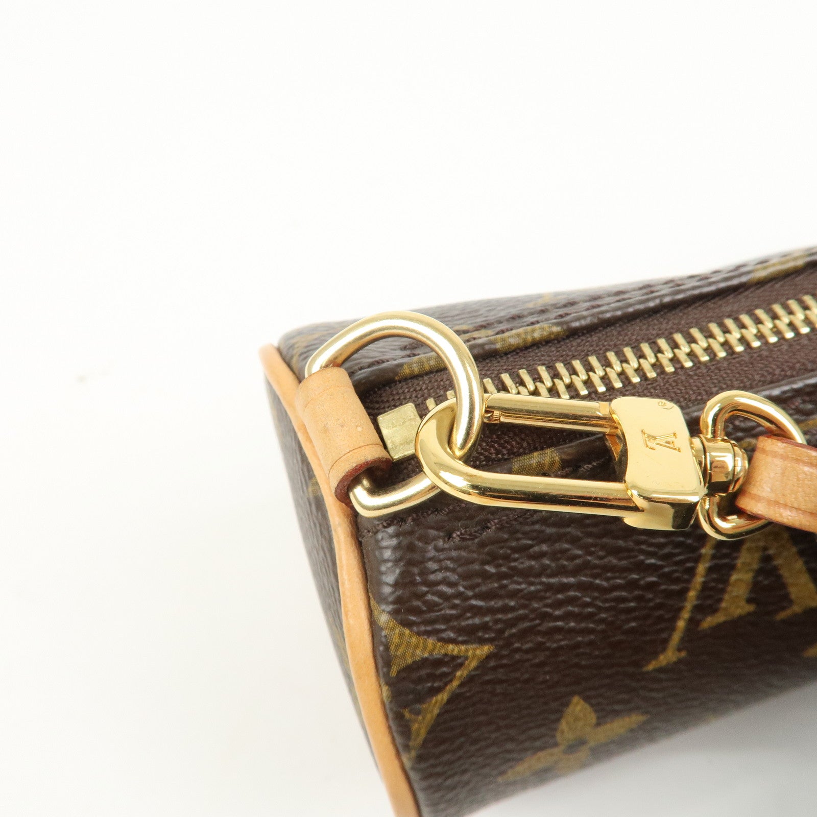 Louis Vuitton Monogram Mini Pouch for Papillon Bag Brown