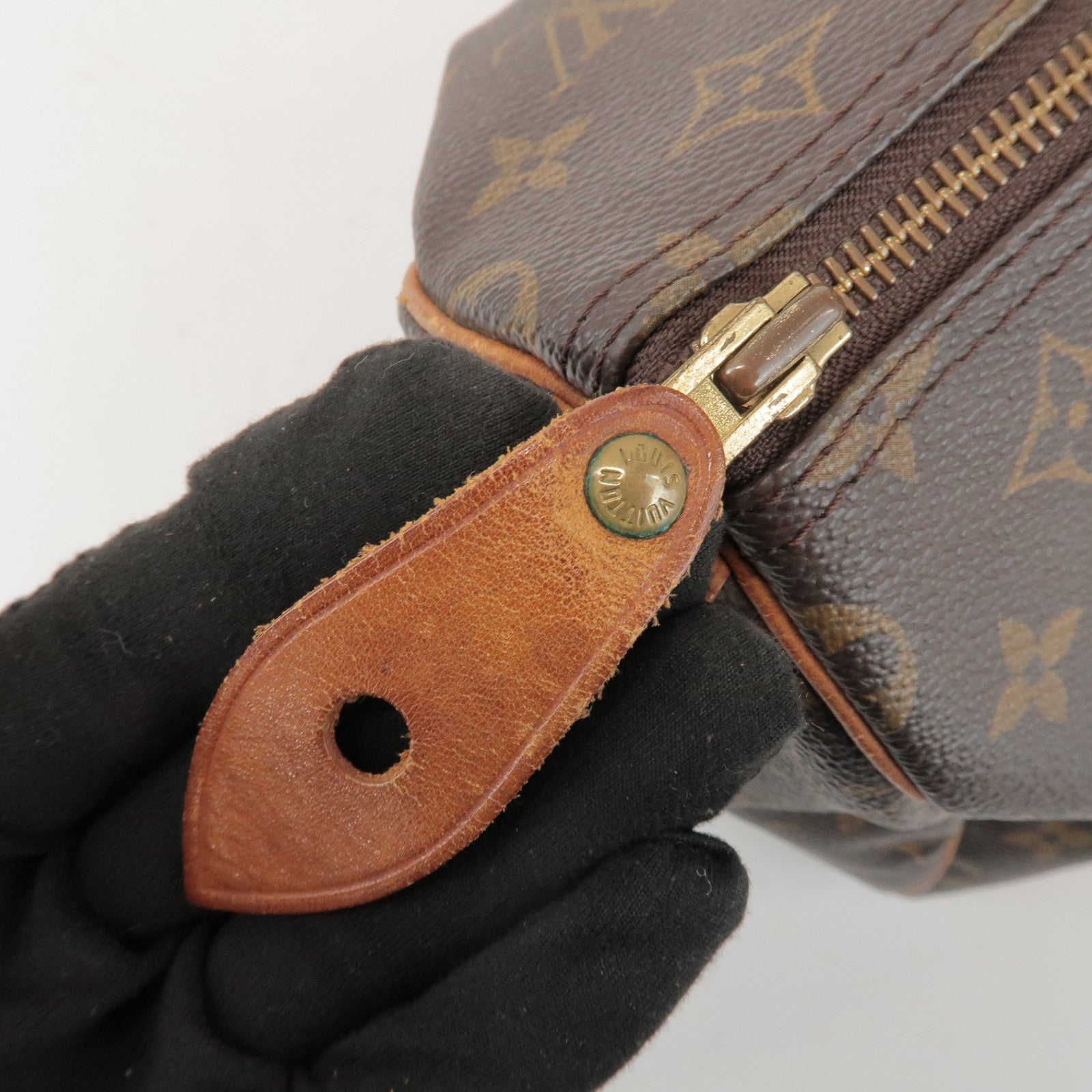 Louis Vuitton Monogram Speedy 30 Boston Bag Hand Bag Brown M41526