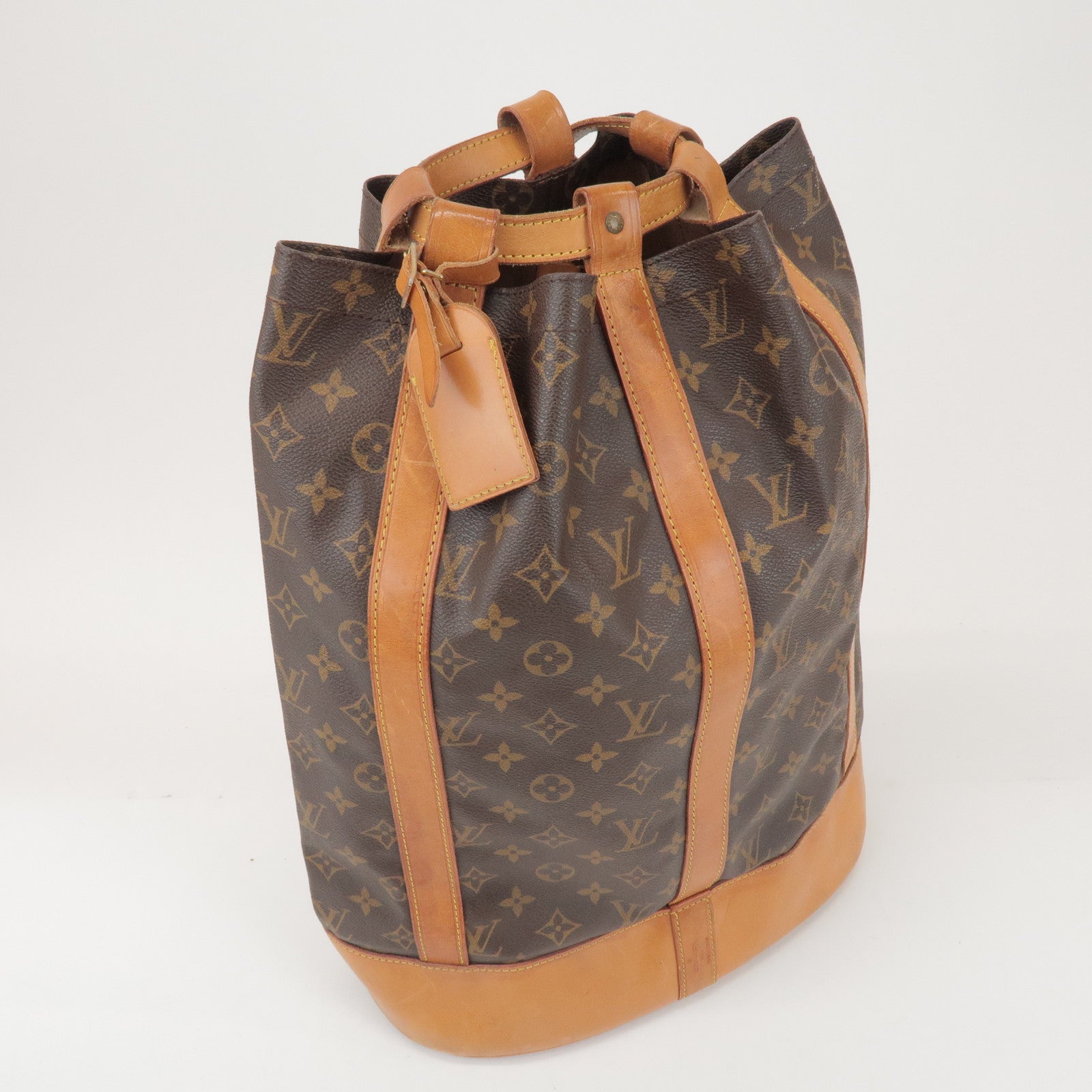 Louis Vuitton Monogram Randonnee GM Shoulder Bag Brown M42244