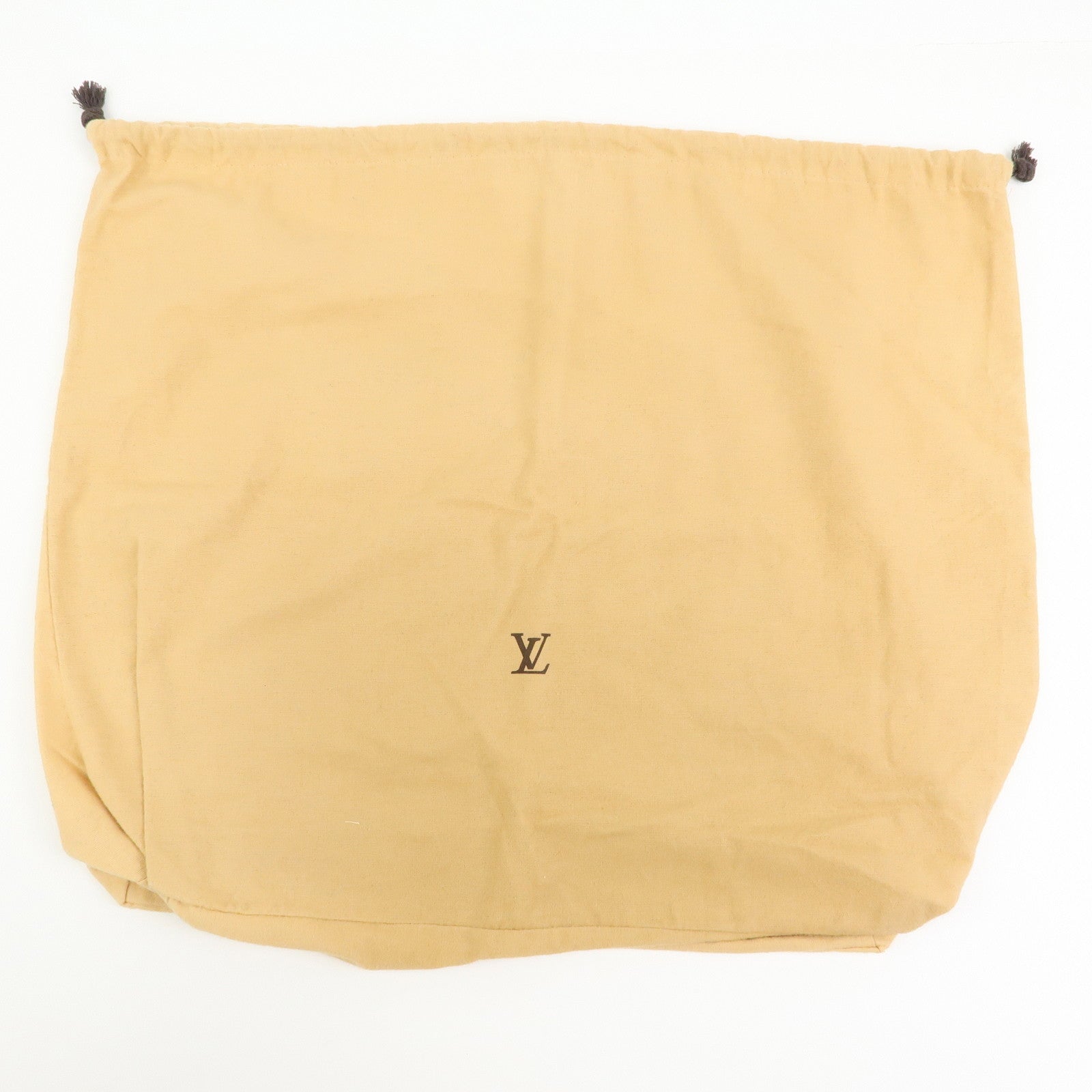 Louis Vuitton Set of 10 Dust Bag Storage Bag Drawstring Style Beige