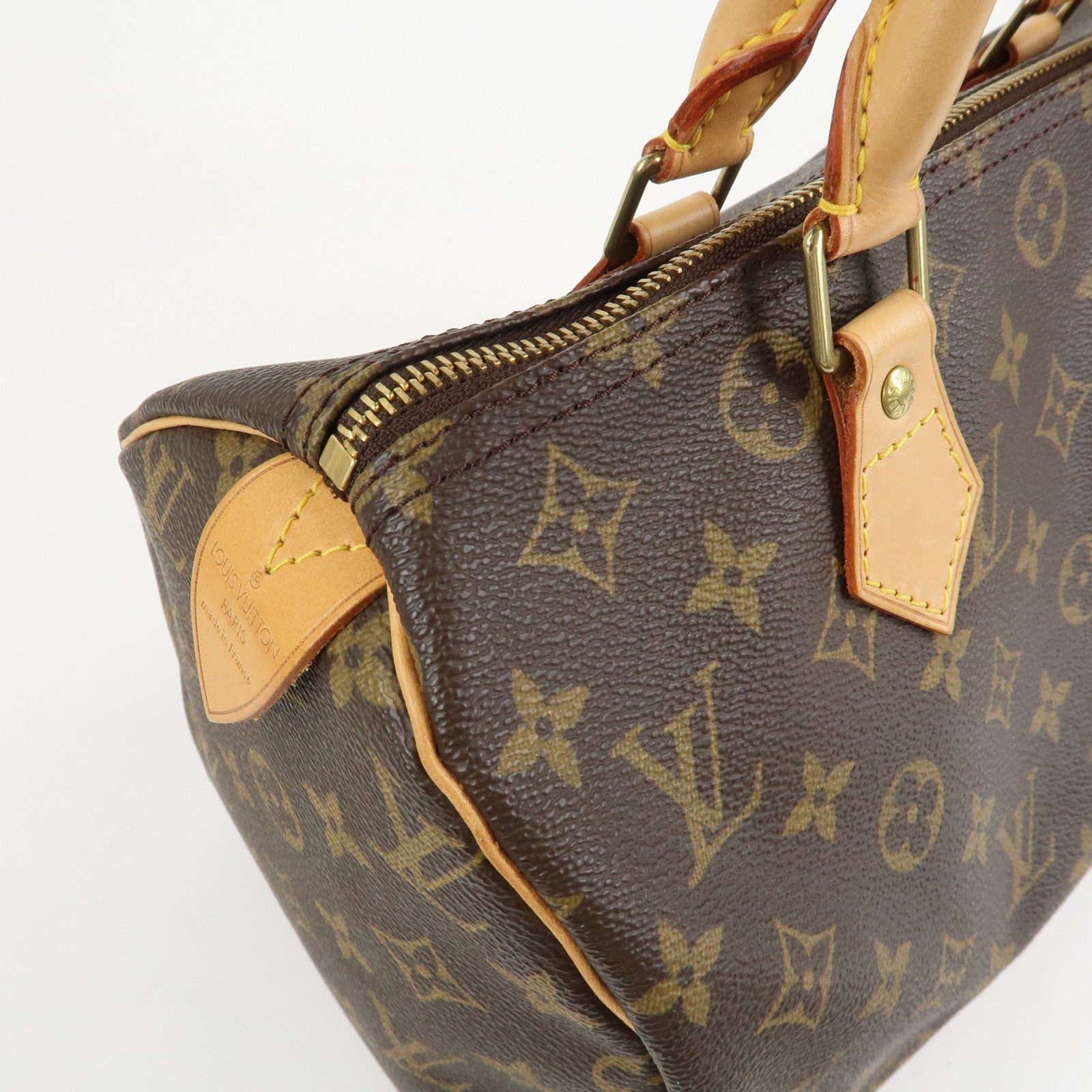 Louis Vuitton Monogram Canvas Speedy 30 Hand Bag Brown M41526