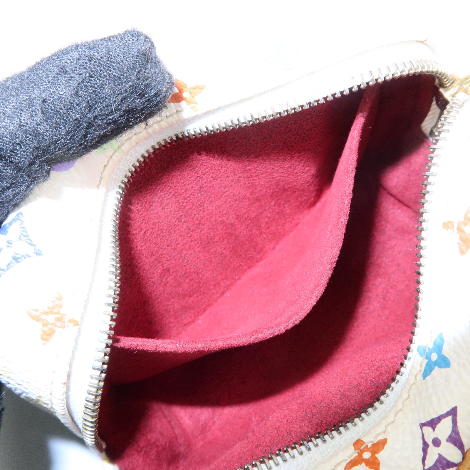 Louis Vuitton Monogram Multicolor Trousse Wapity Pouch Blanc M58033