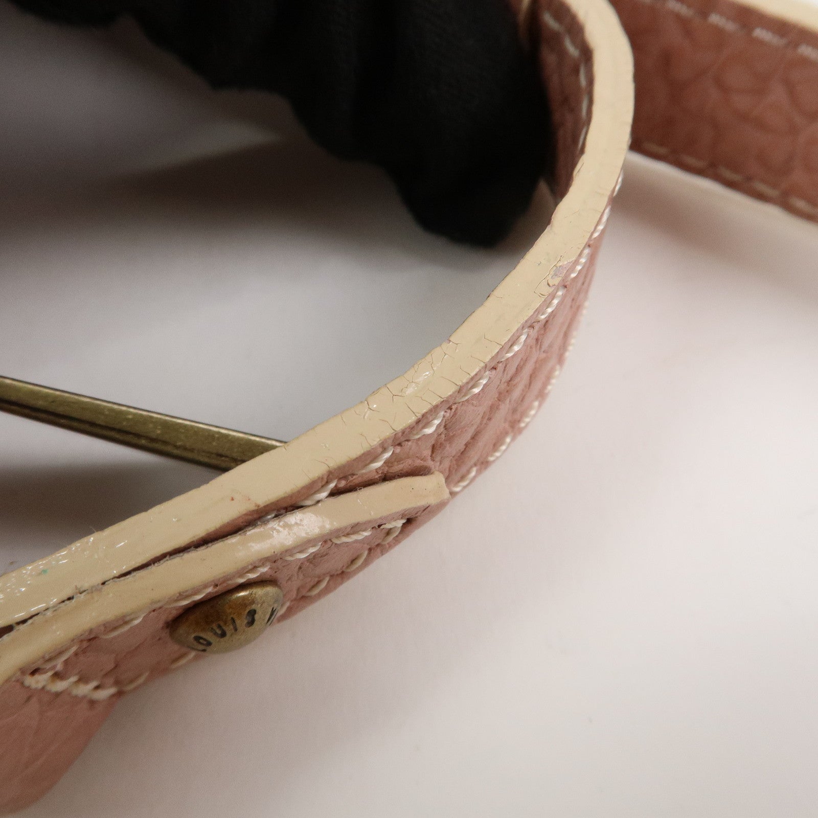 Louis Vuitton Monogram Denim Slightly Shoulder Bag Pink M95833