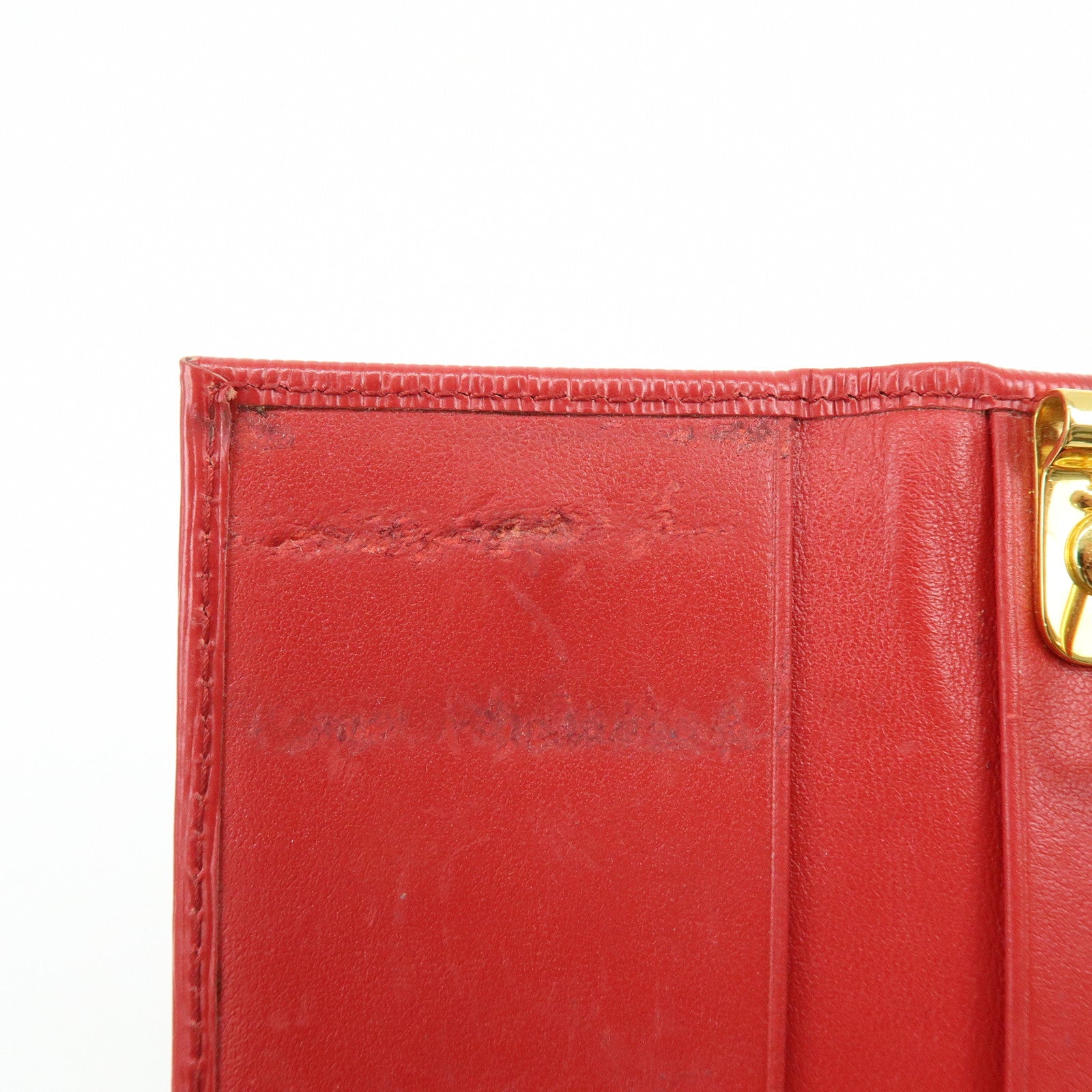 PRADA Set of 2 Saffiano Leather Key Case Red 1PG004/1PG222