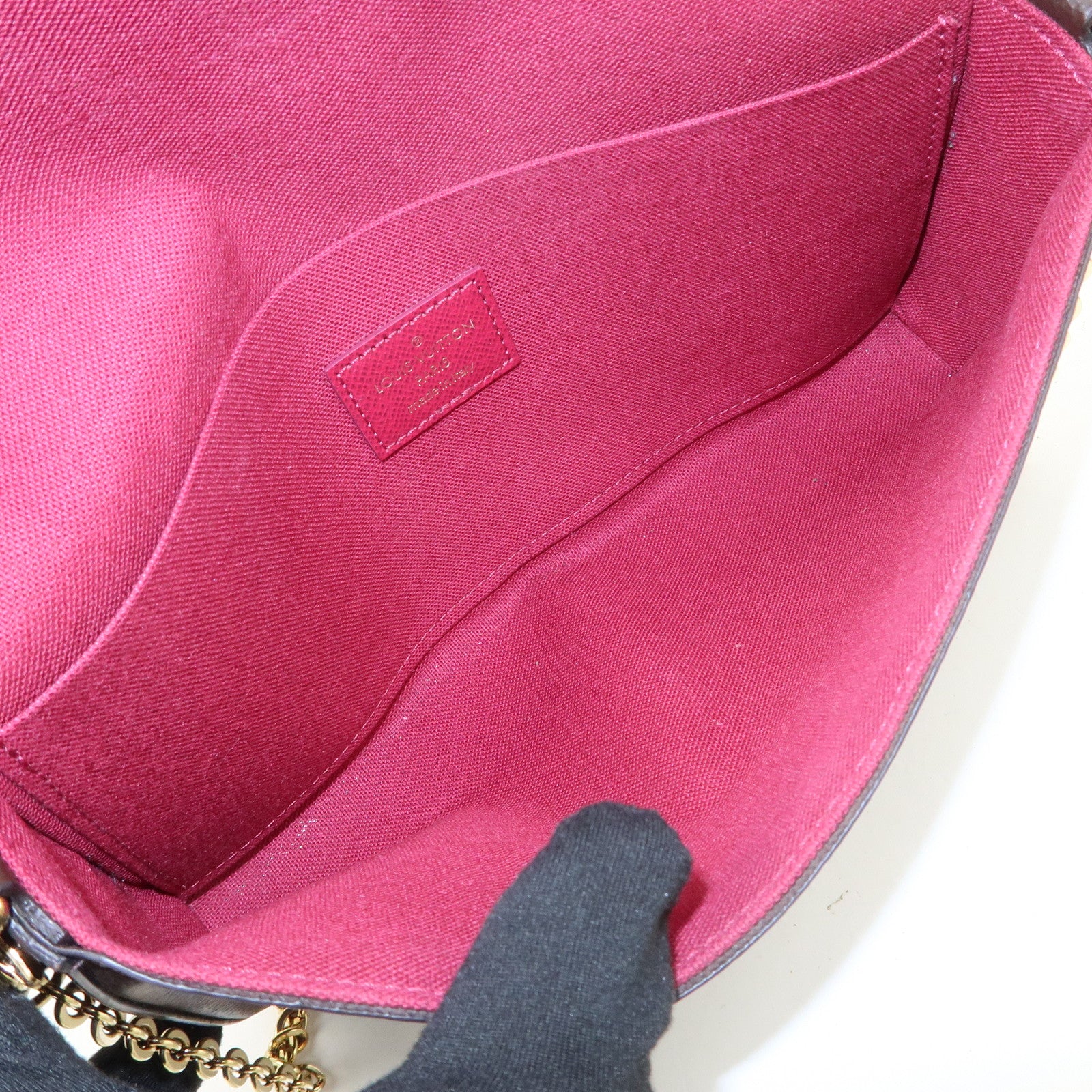 Louis Vuitton Monogram Pochette Felicie Shoulder Bag Brown M61276