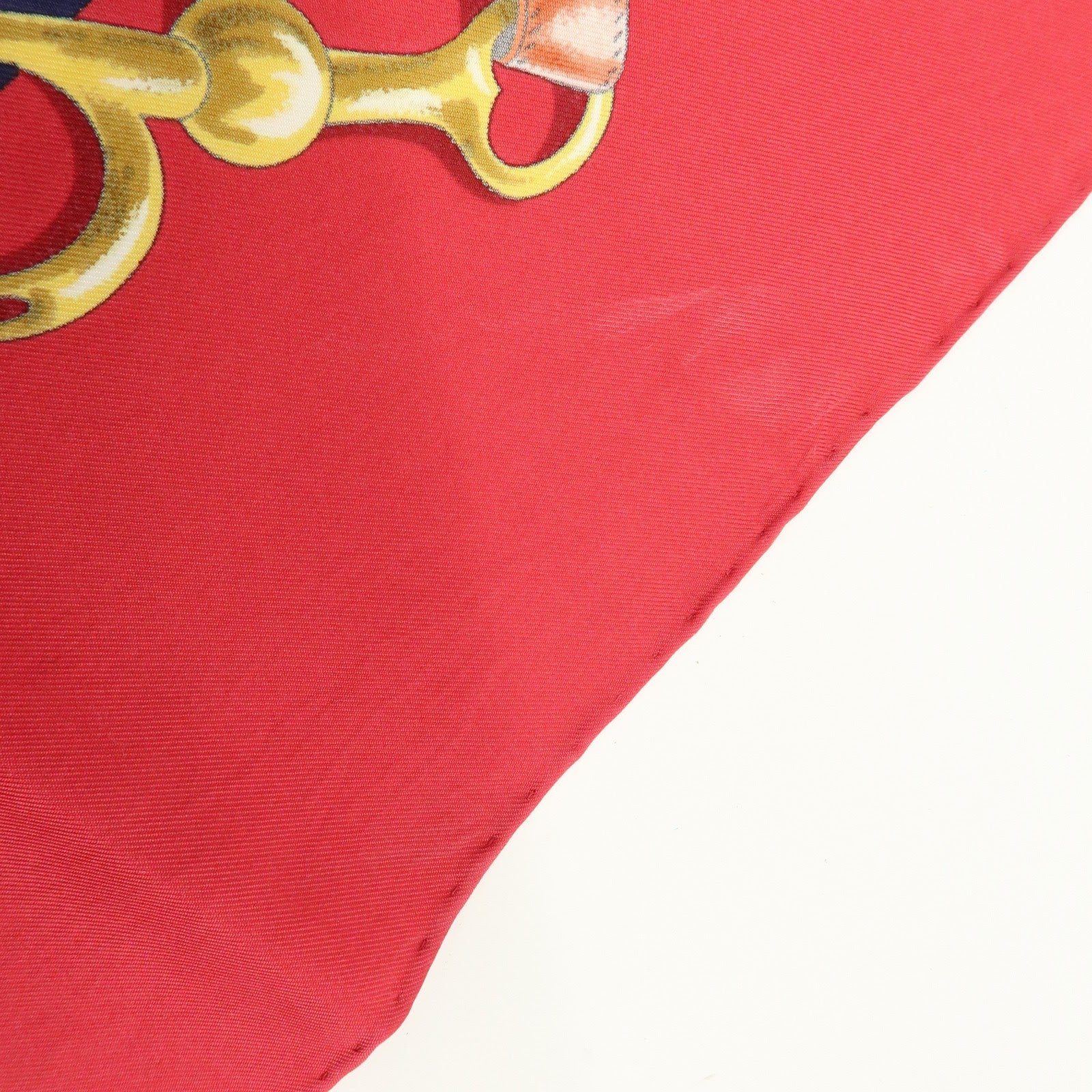 HERMES Carre 90 Silk 100% Scarf Festival Red Pink Blue