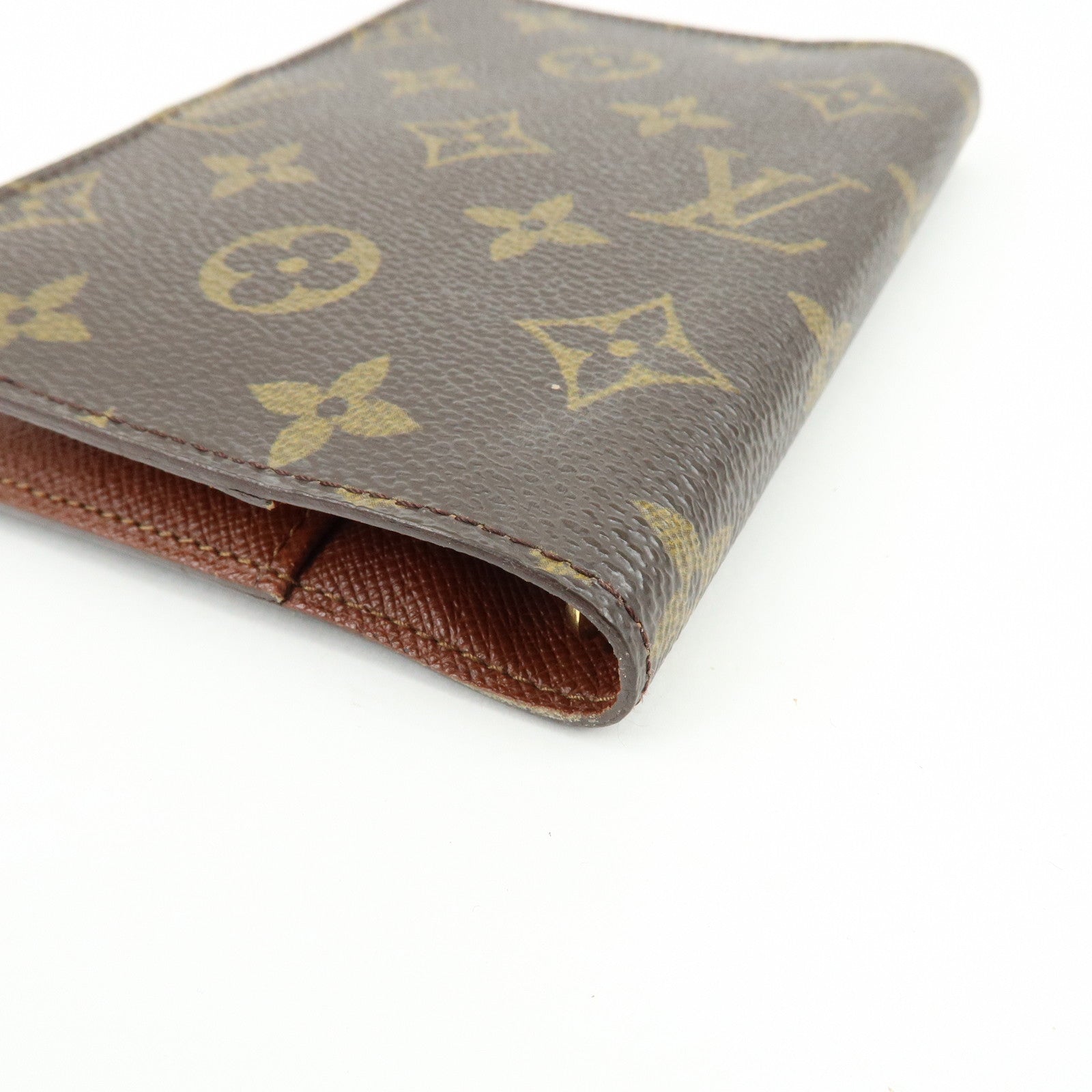 Louis Vuitton Monogram Agenda PM Planner Cover Brown R20005