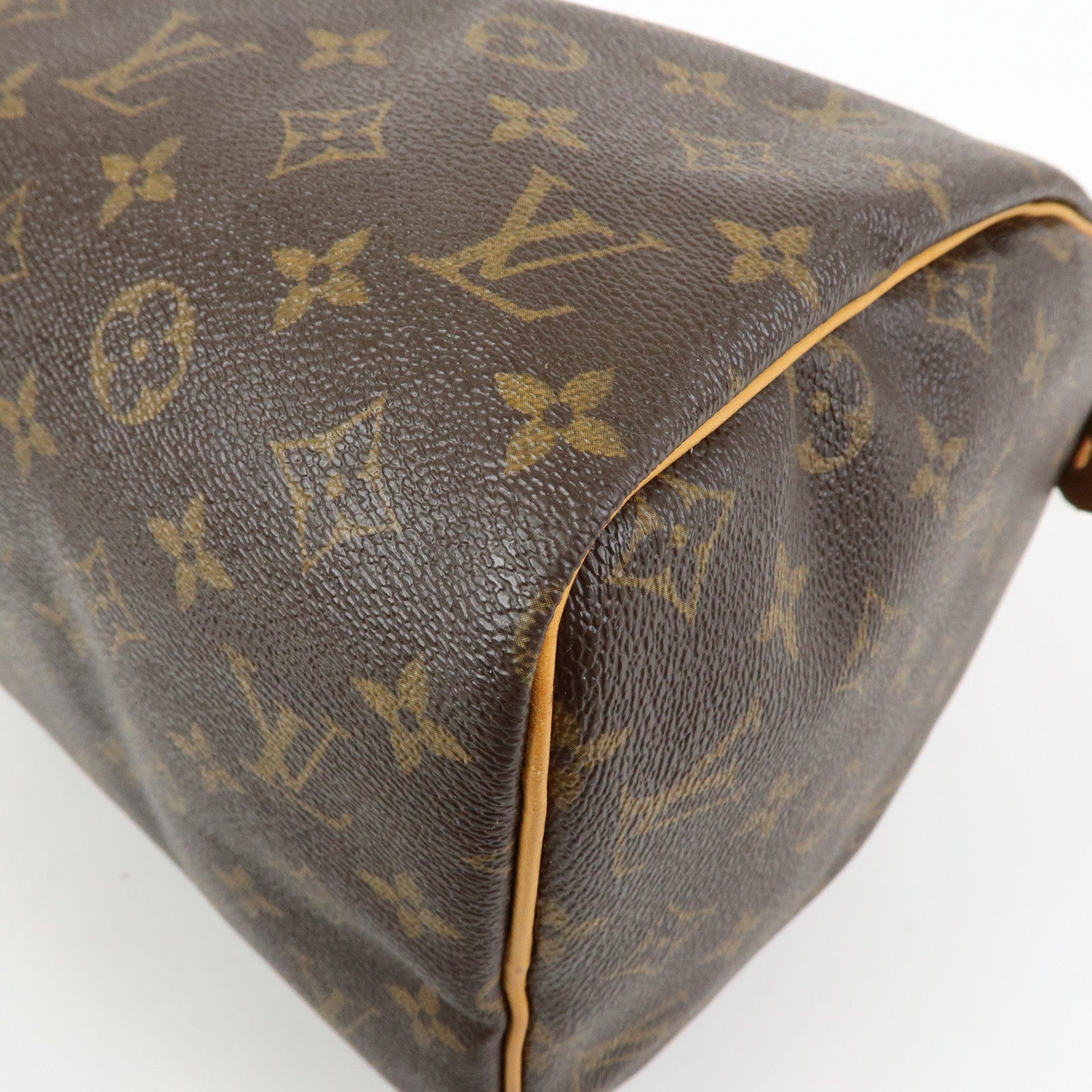 Louis Vuitton Monogram Speedy 30 Boston Bag Hand Bag Brown M41526